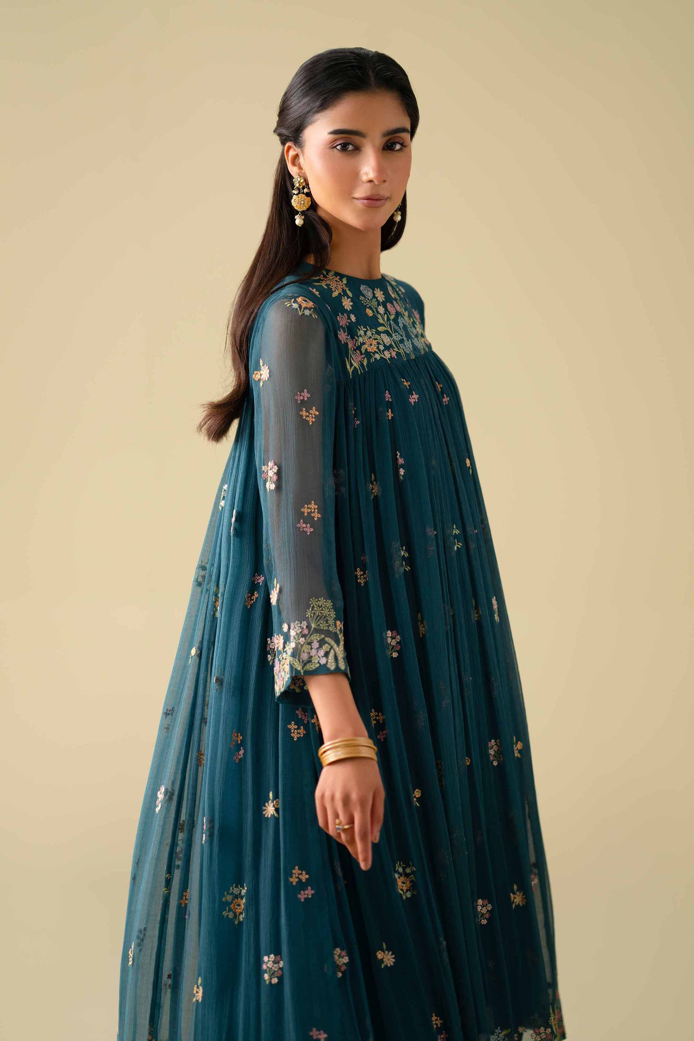 Embroidered Dress - KFE26-05 for Women - Pret Collection | Nishat | Shop Online