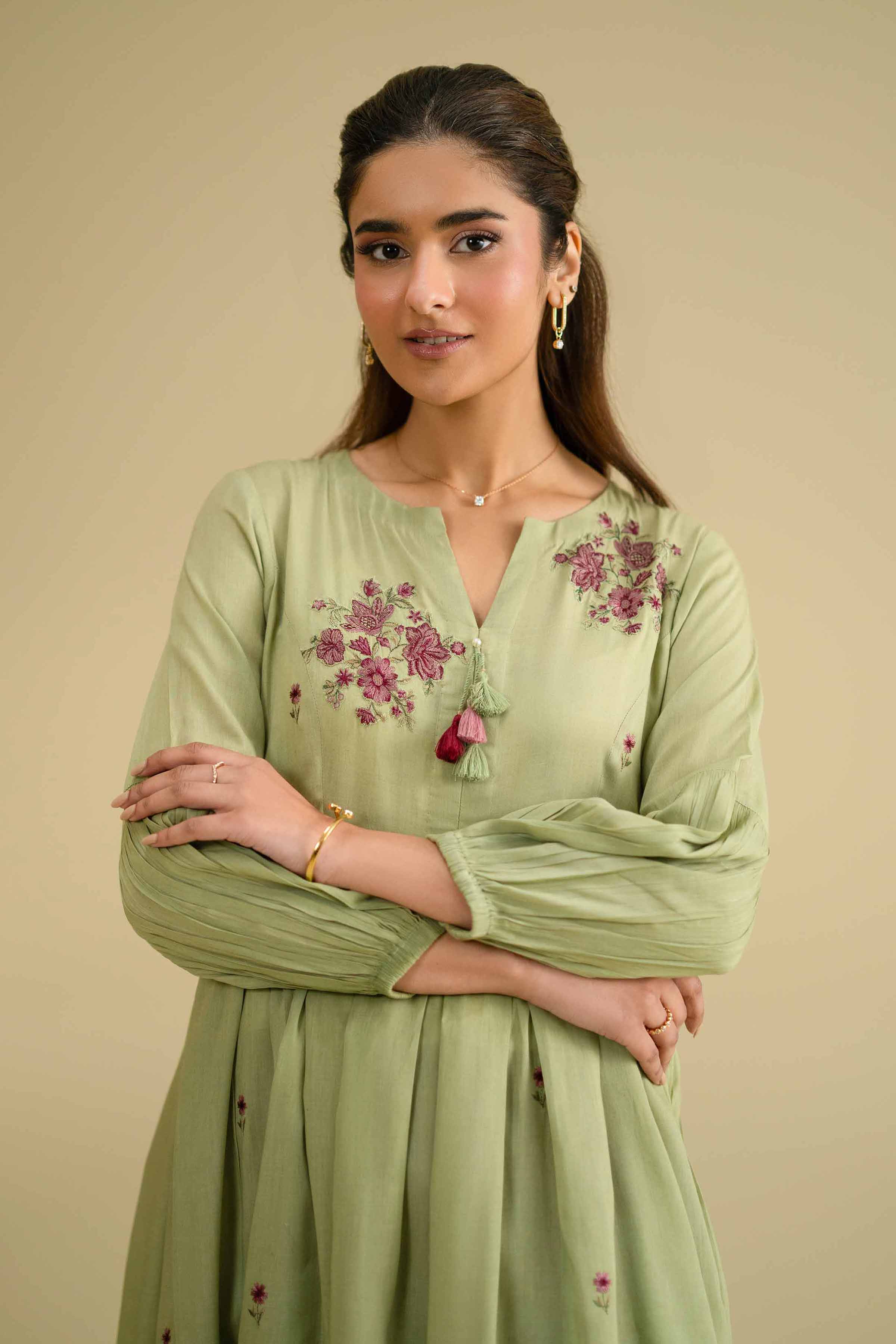 Embroidered Dress - KFE26-06 for Women - Pret Collection | Nishat | Shop Online