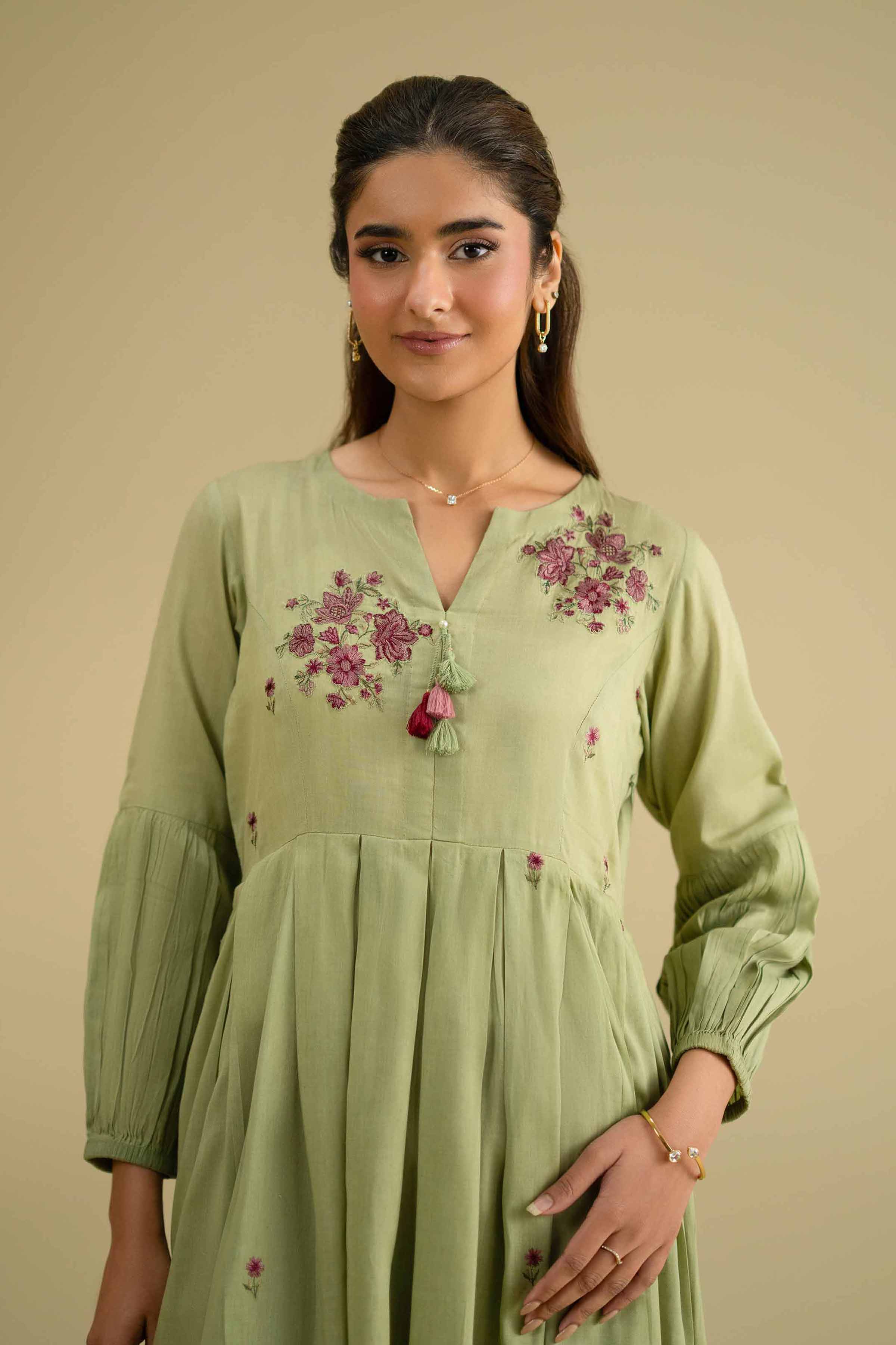 Embroidered Dress - KFE26-06 for Women - Pret Collection | Nishat | Shop Online