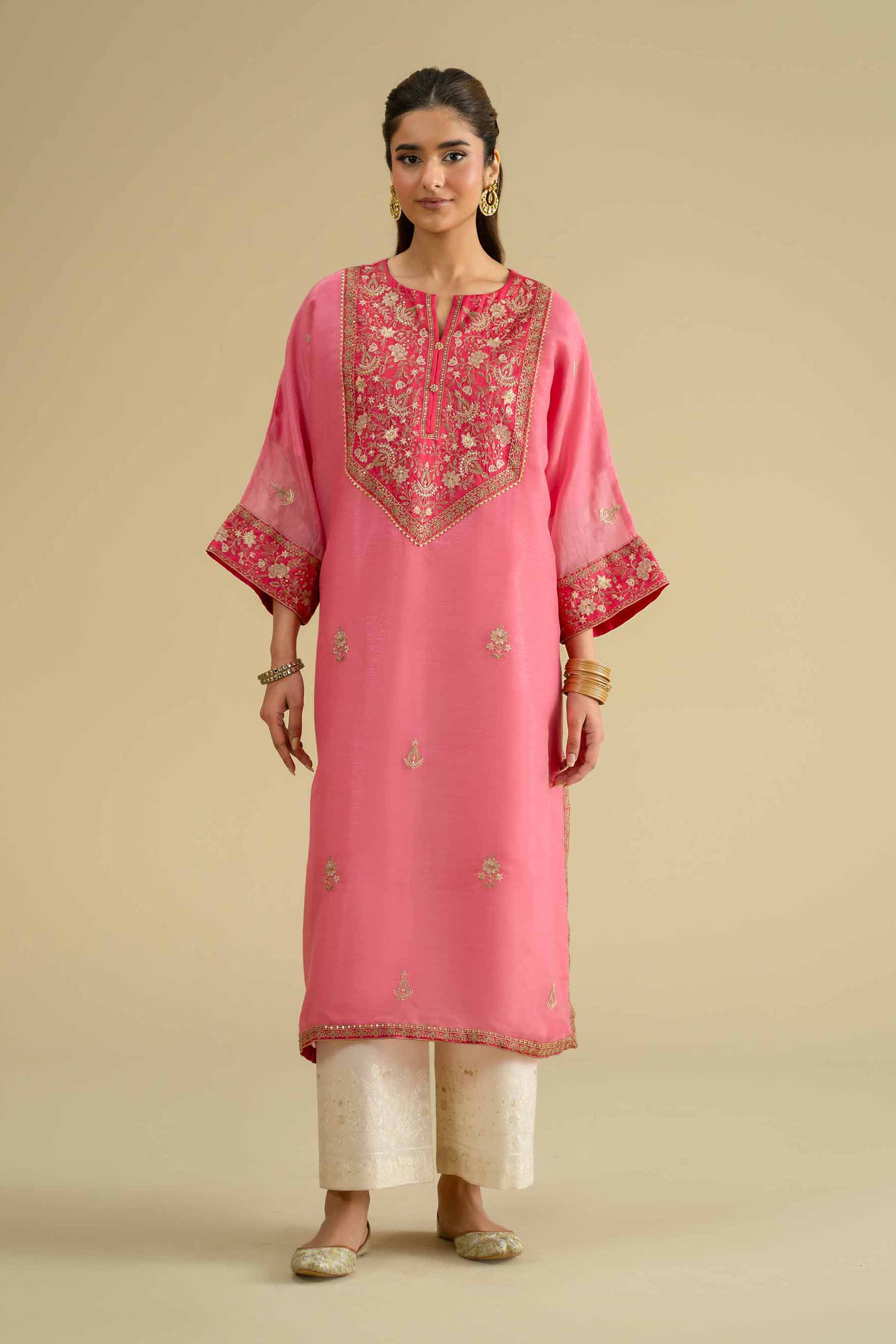 Embroidered Shirt - KFE26-07 for Women - Pret Collection | Nishat | Shop Online