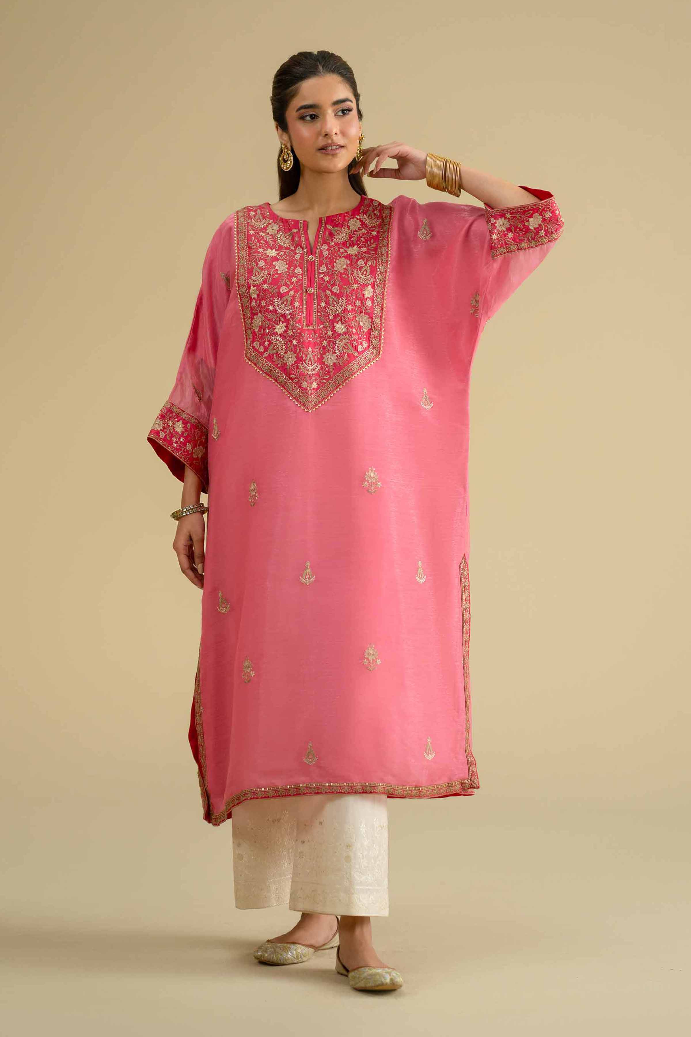 Embroidered Shirt - KFE26-07 for Women - Pret Collection | Nishat | Shop Online