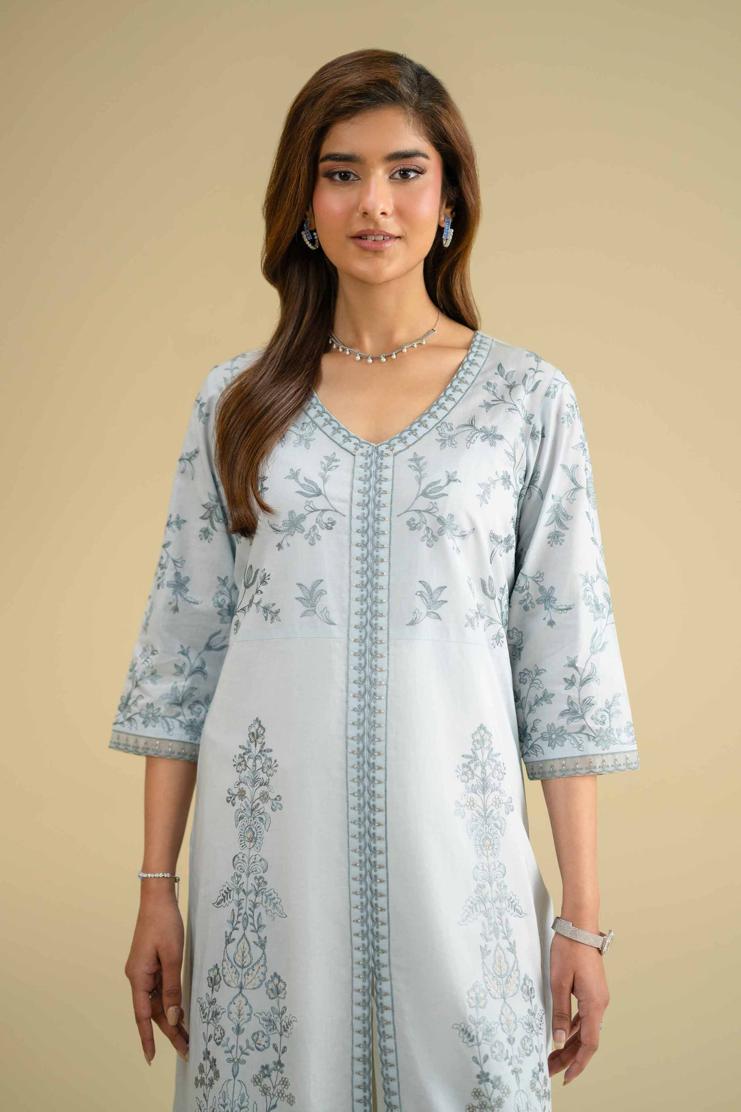 Embroidered Shirt - KFE26-08 for Women - Pret Collection | Nishat | Shop Online