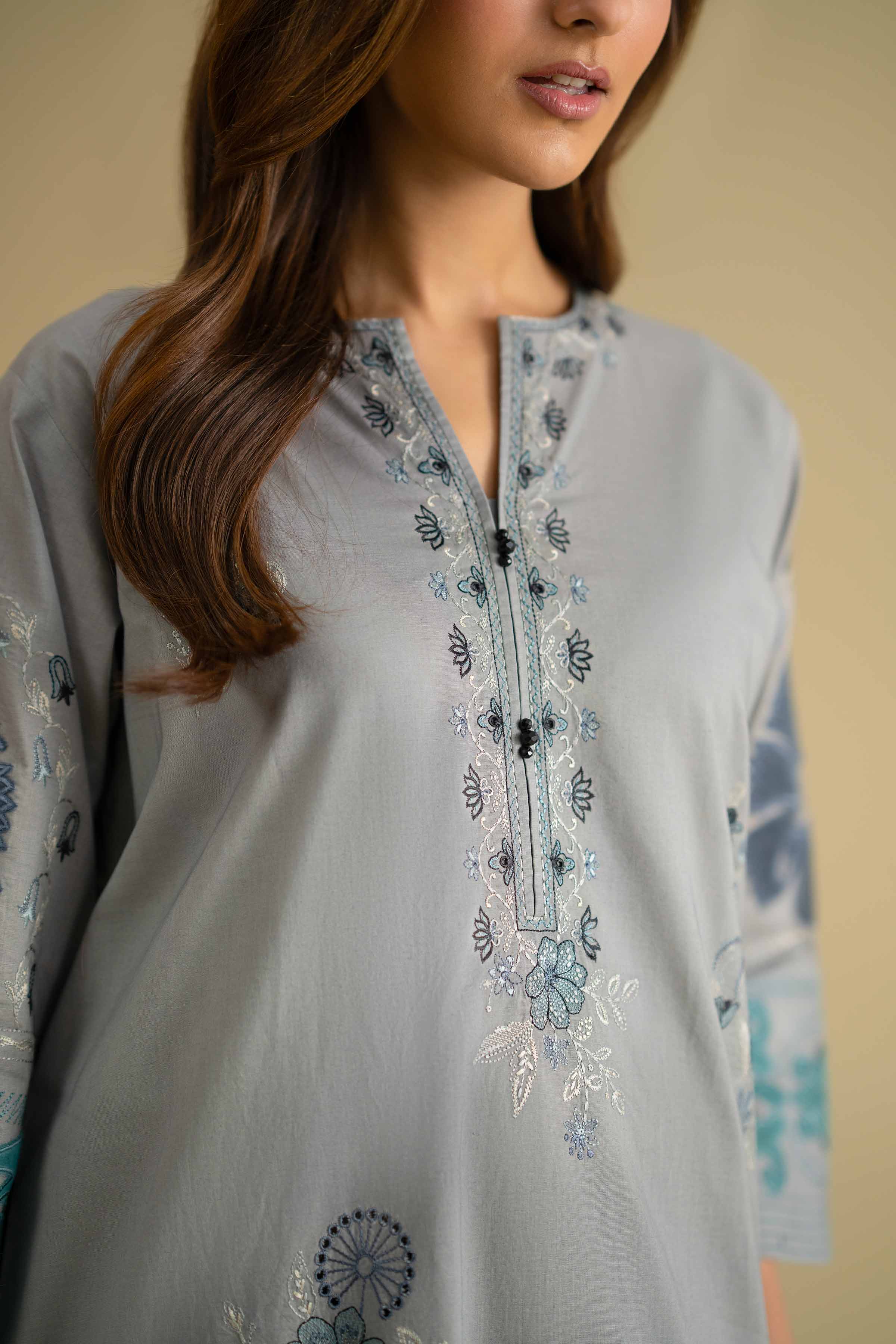 Embroidered Shirt - KFE26-10 for Women - Pret Collection | Nishat | Shop Online