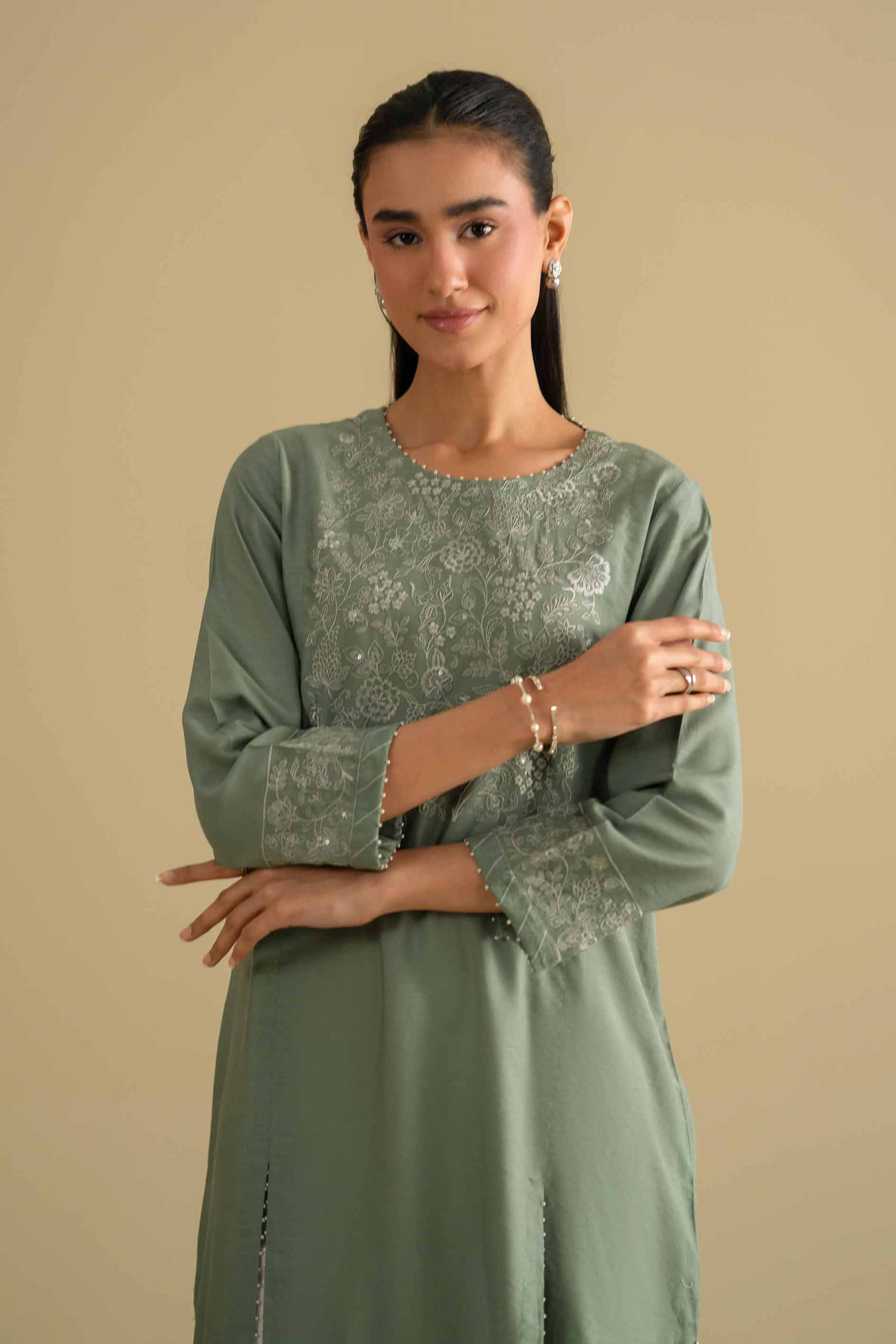 Embroidered Shirt - KFE26-11 for Women - Pret Collection | Nishat | Shop Online