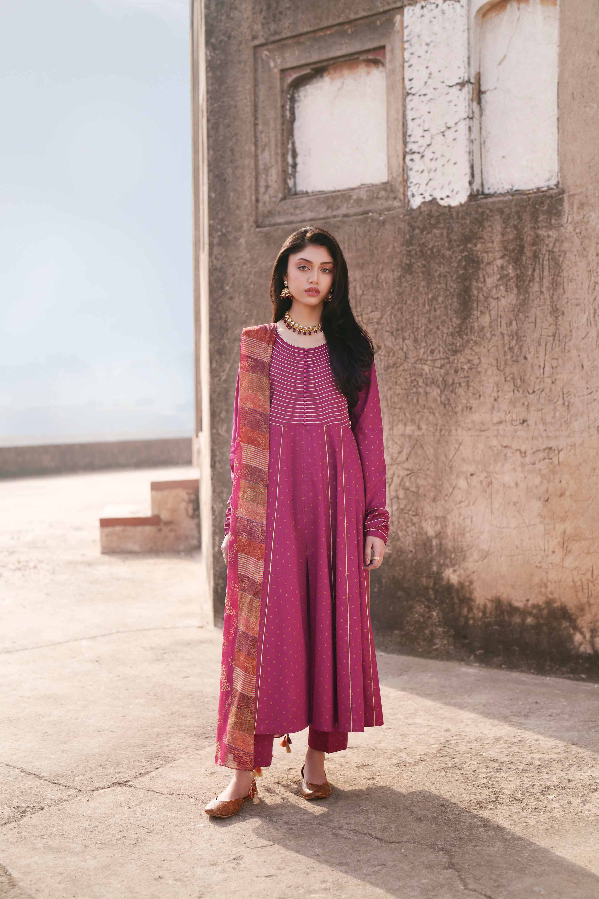 3 Piece - Embroidered Suit - KFE26-113 for Women - Pret Collection | Nishat | Shop Online