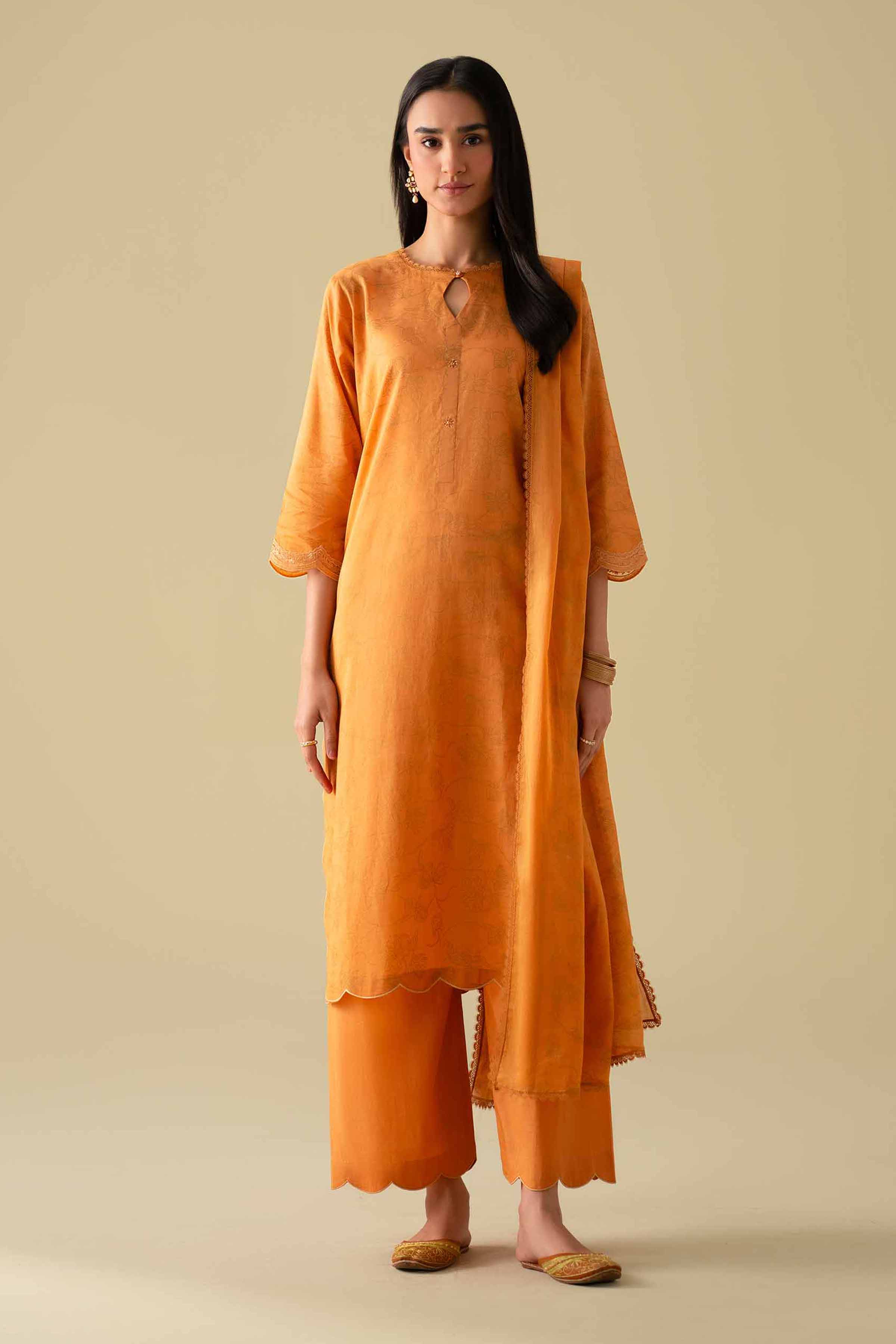 3 Piece - Printed Embroidered Suit - KFE26-115 for Women - Pret Collection | Nishat | Shop Online