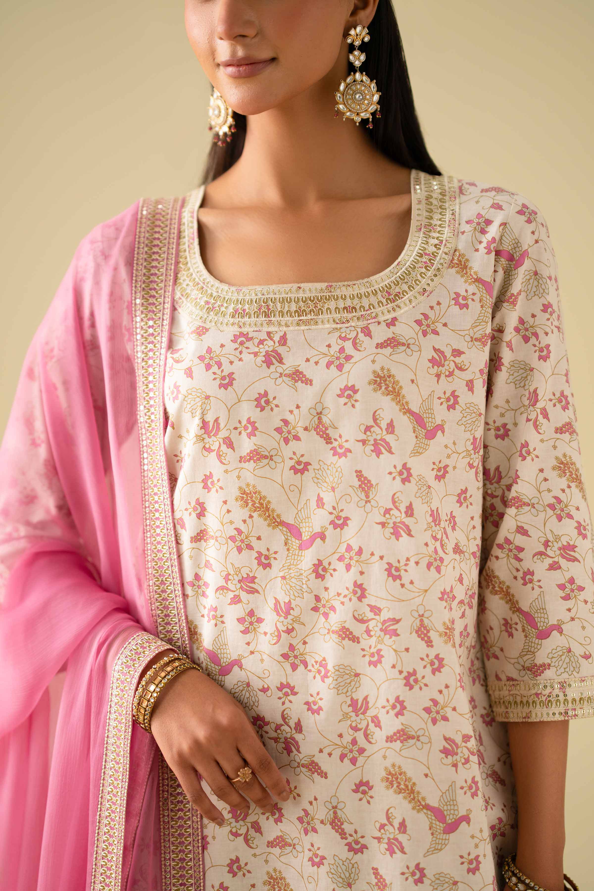 3 Piece - Printed Embroidered Suit - KFE26-117 for Women - Pret Collection | Nishat | Shop Online