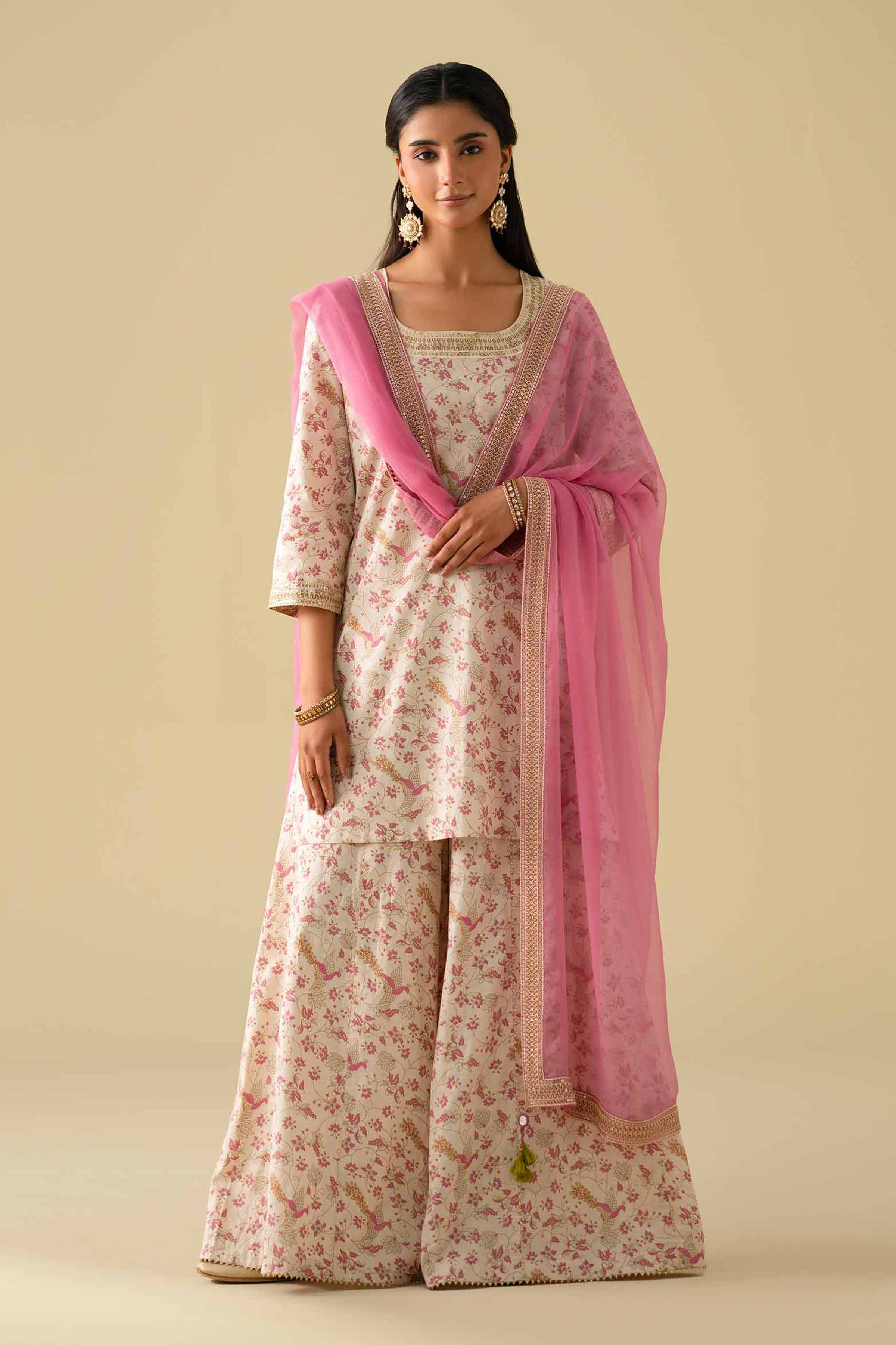 3 Piece - Printed Embroidered Suit - KFE26-117 for Women - Pret Collection | Nishat | Shop Online