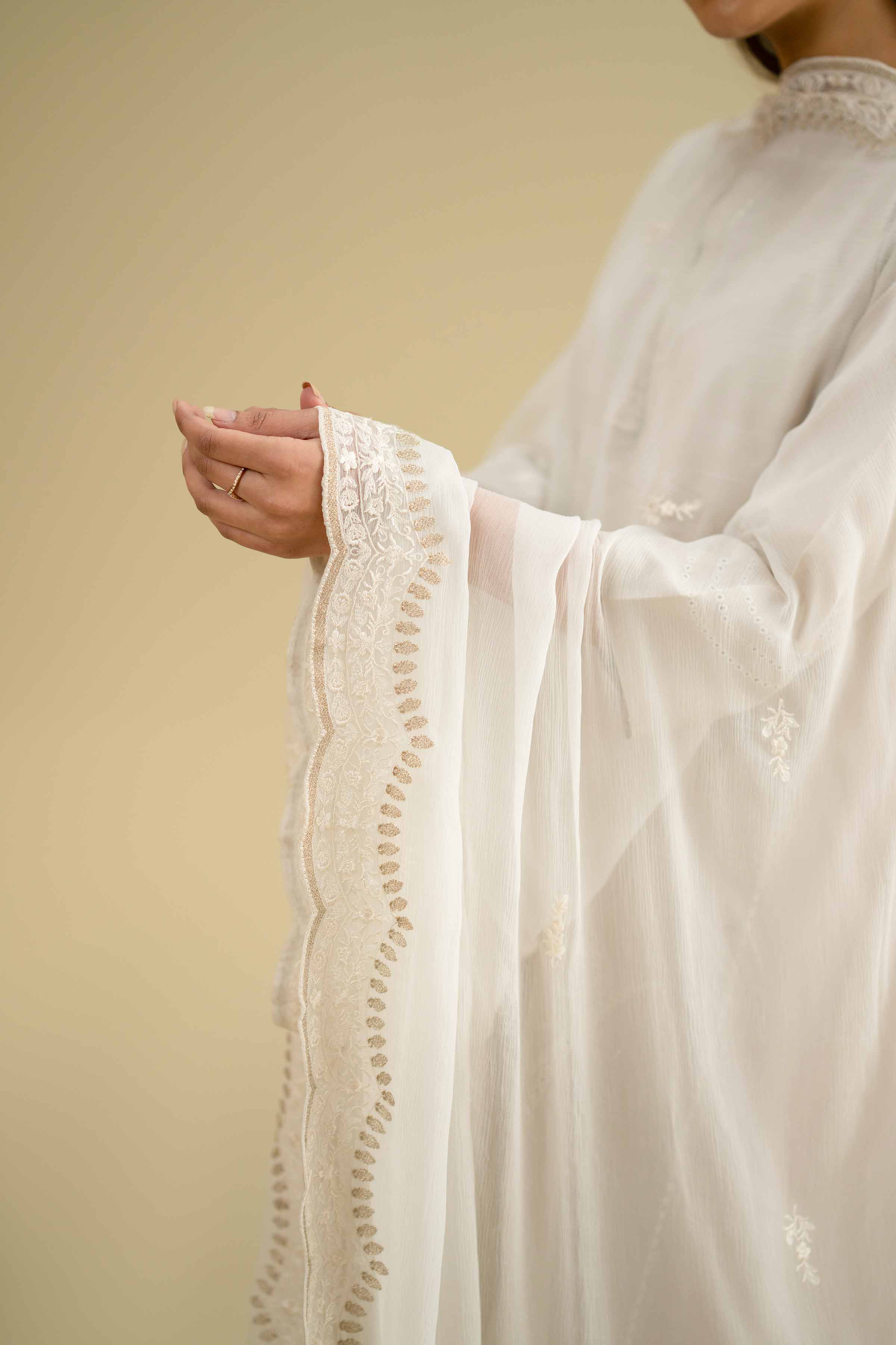 Embroidered Dupatta - KFE26-122 for Women - Pret Collection | Nishat | Shop Online