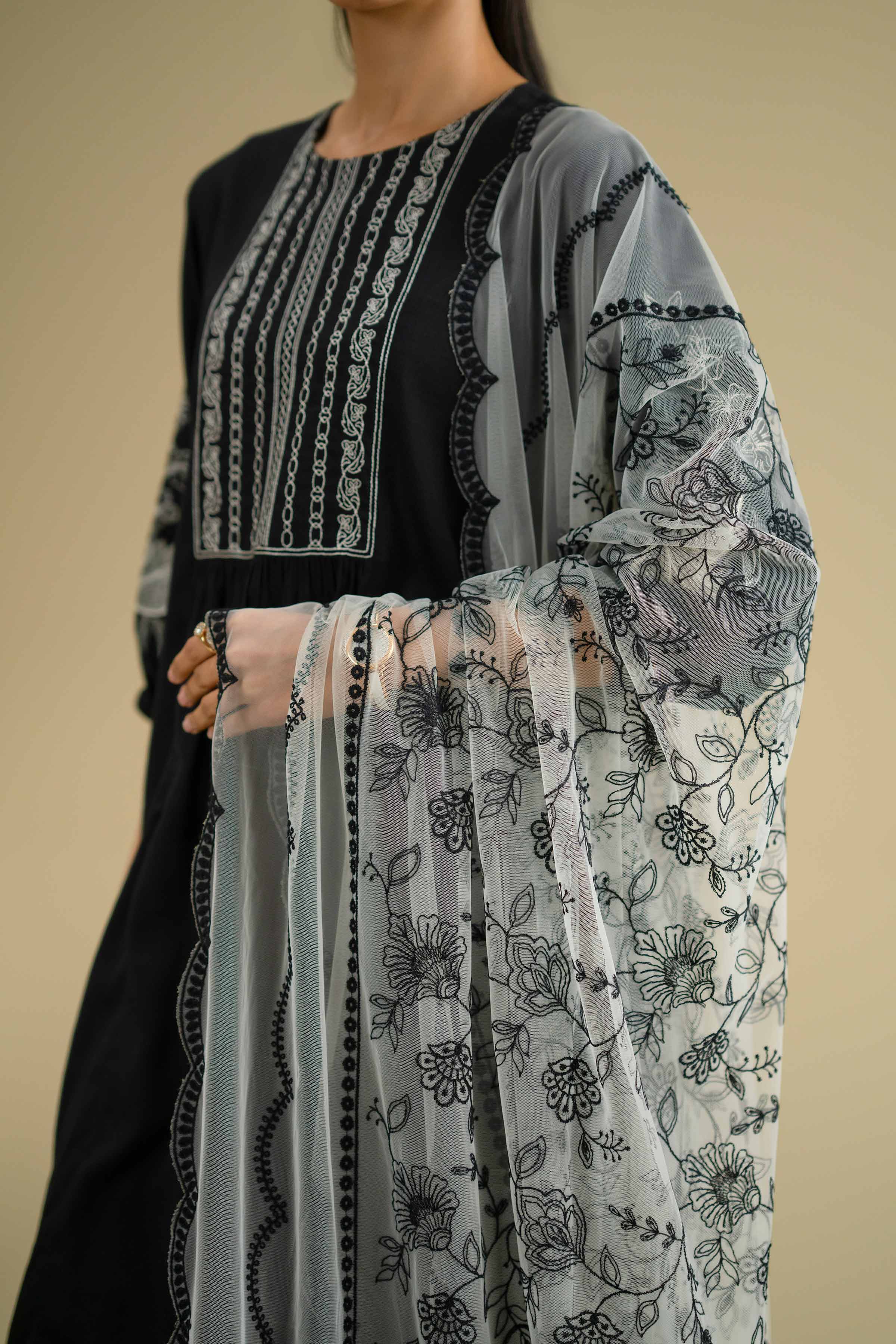 Embroidered Dupatta - KFE26-123 for Women - Pret Collection | Nishat | Shop Online