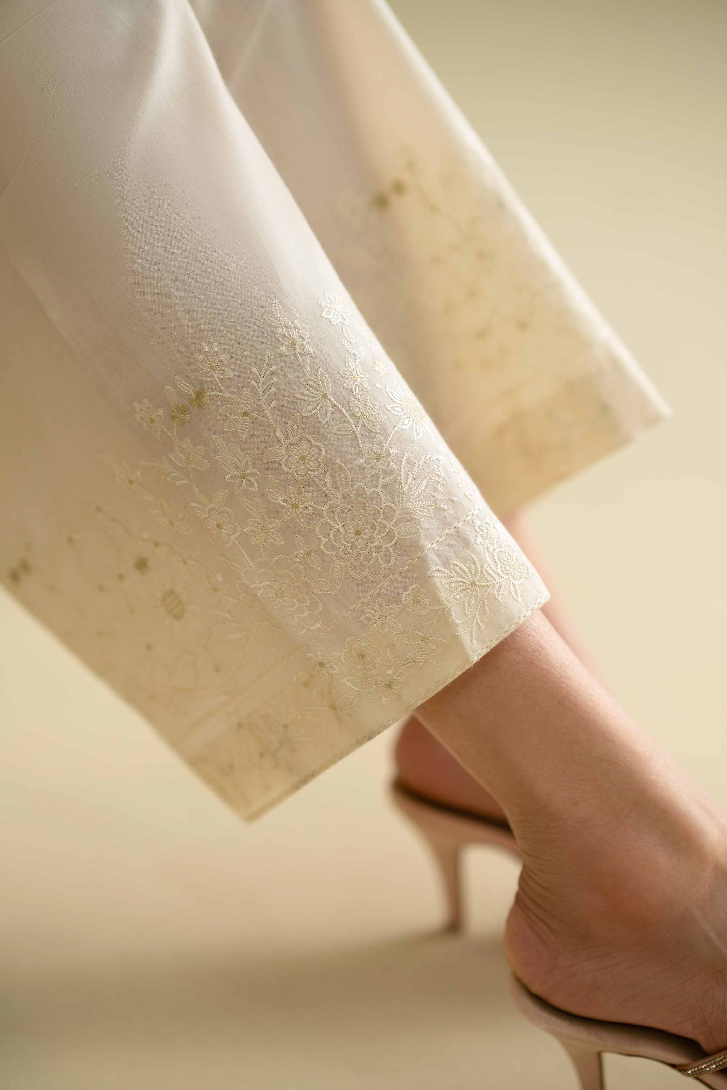 Embroidered Culottes - KFE26-126 for Women - Pret Collection | Nishat | Shop Online