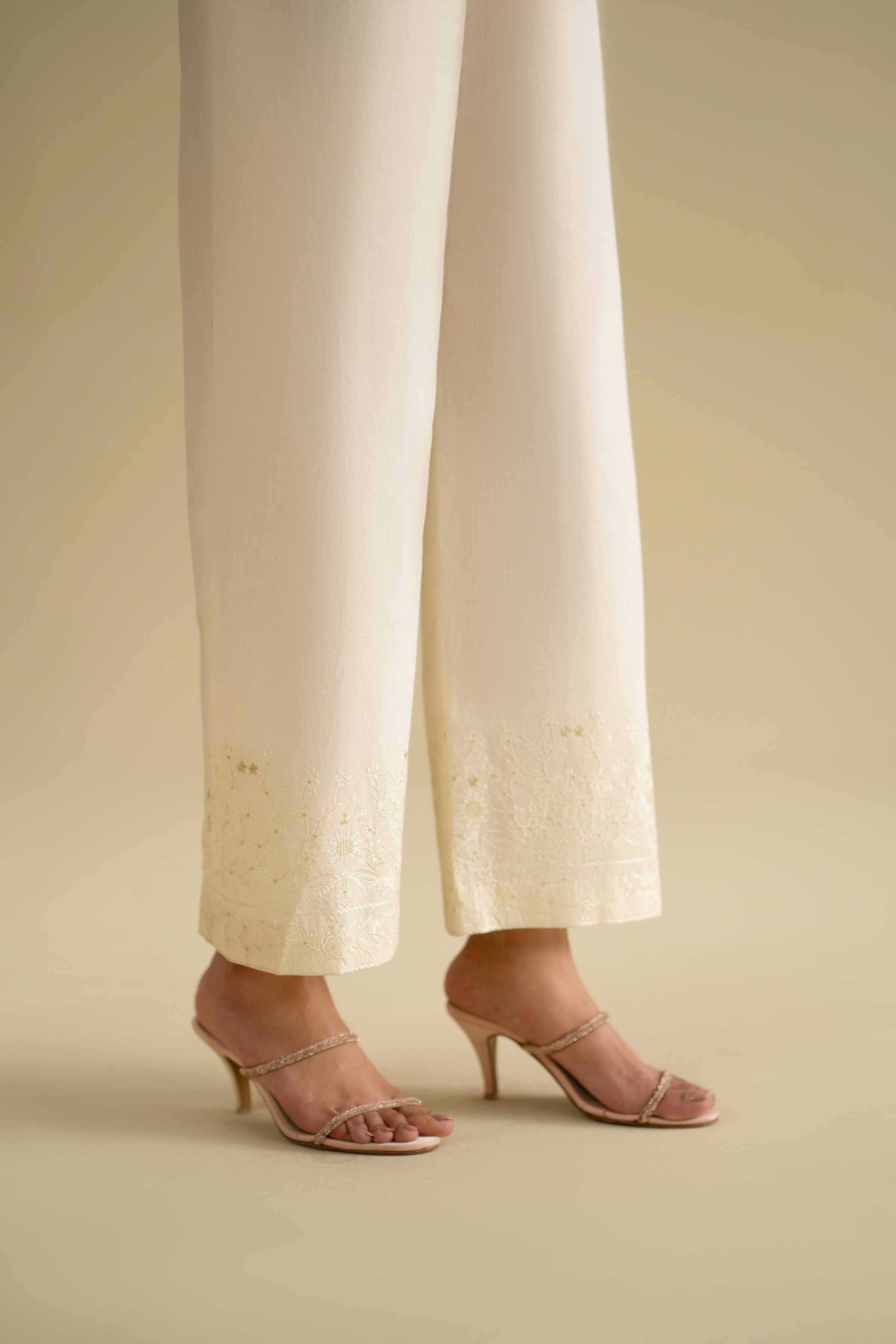 Embroidered Culottes - KFE26-126 for Women - Pret Collection | Nishat | Shop Online