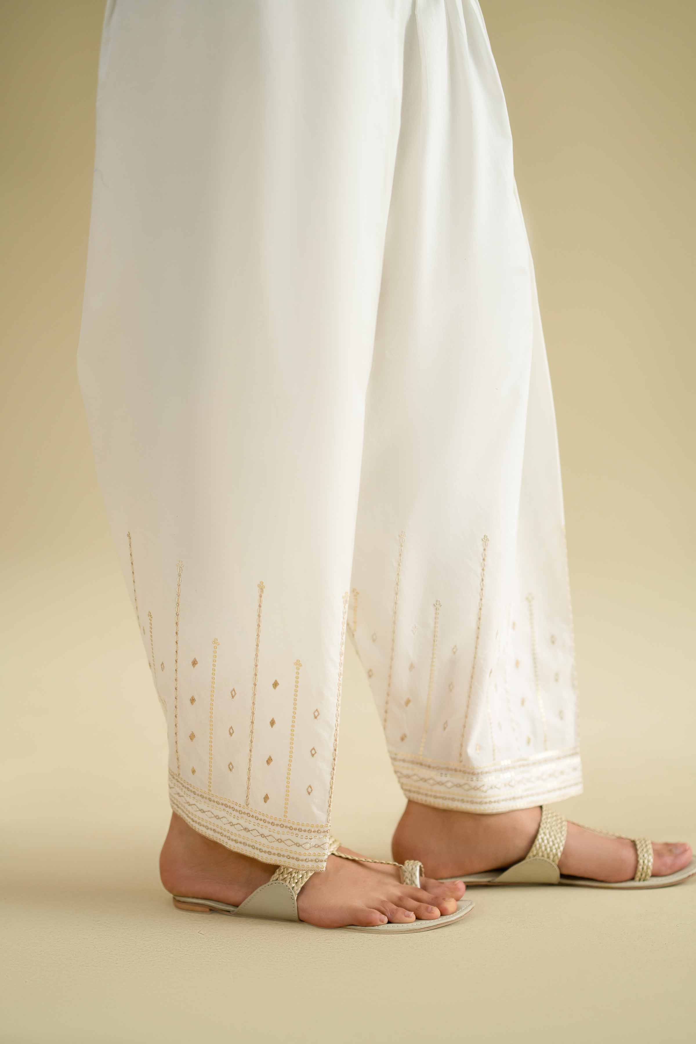 Embroidered Shalwar - KFE26-128 for Women - Pret Collection | Nishat | Shop Online