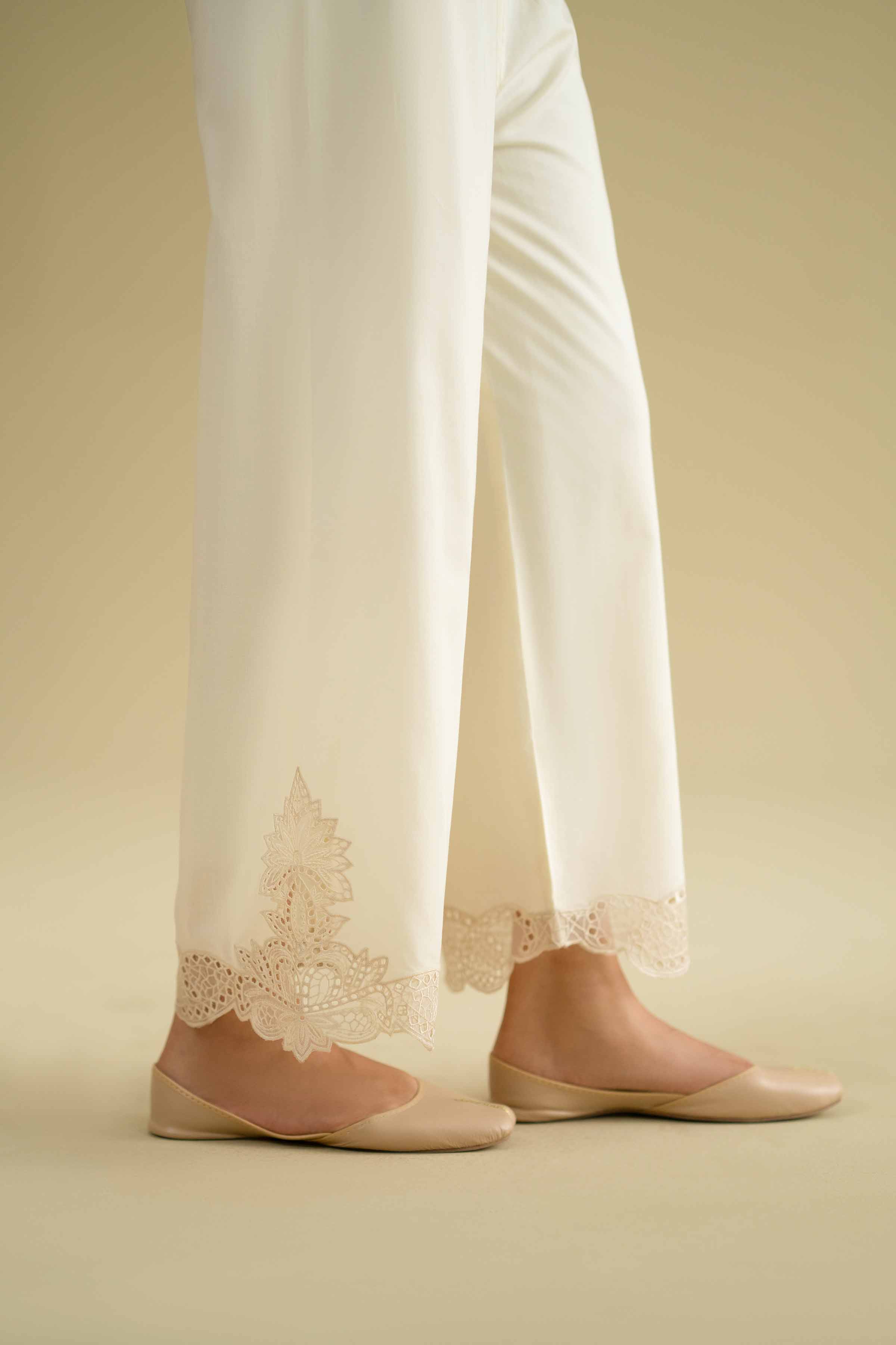 Embroidered Pants - KFE26-129 for Women - Pret Collection | Nishat | Shop Online