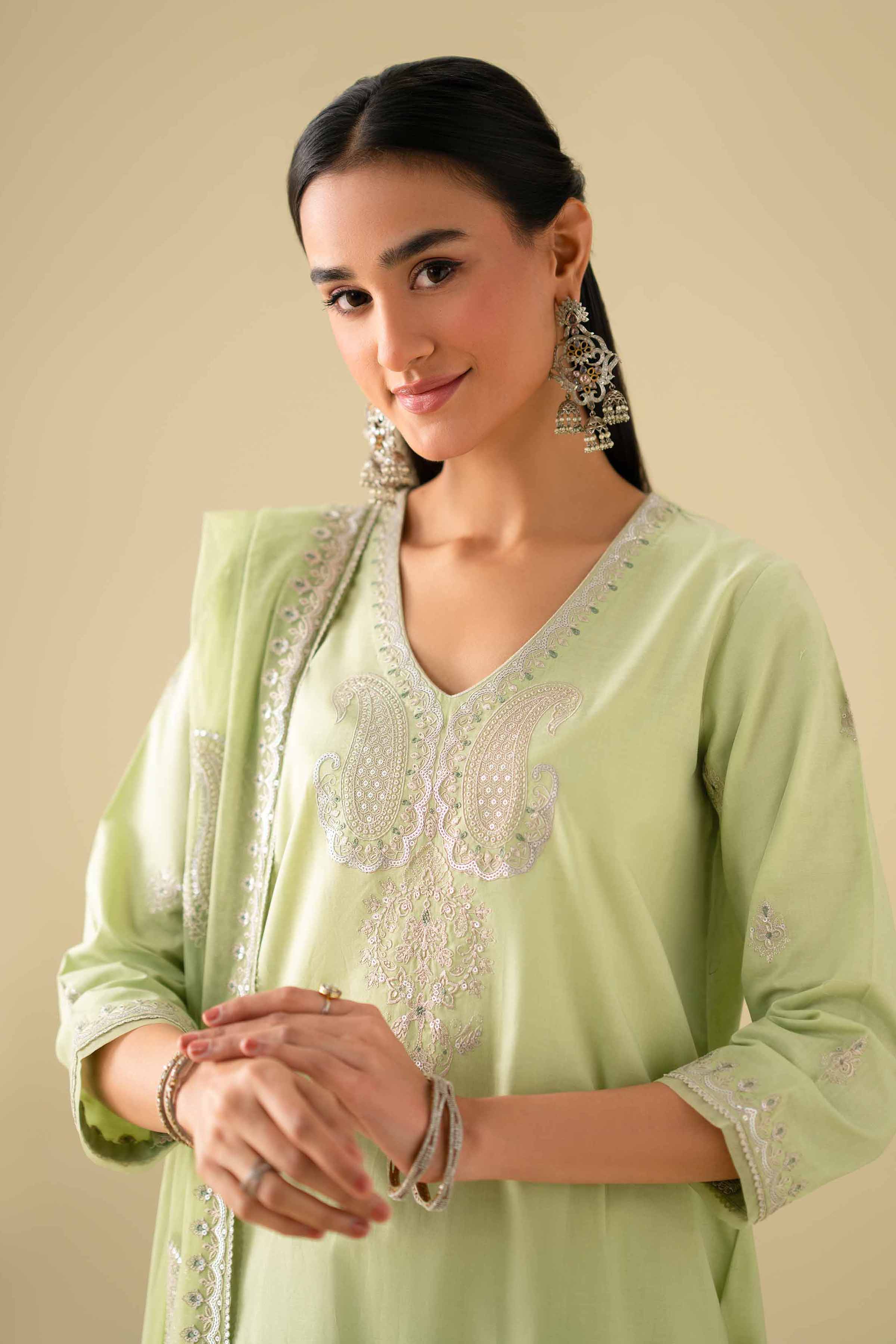 3 Piece - Embroidered Suit - KFE26-132 for Women - Pret Collection | Nishat | Shop Online
