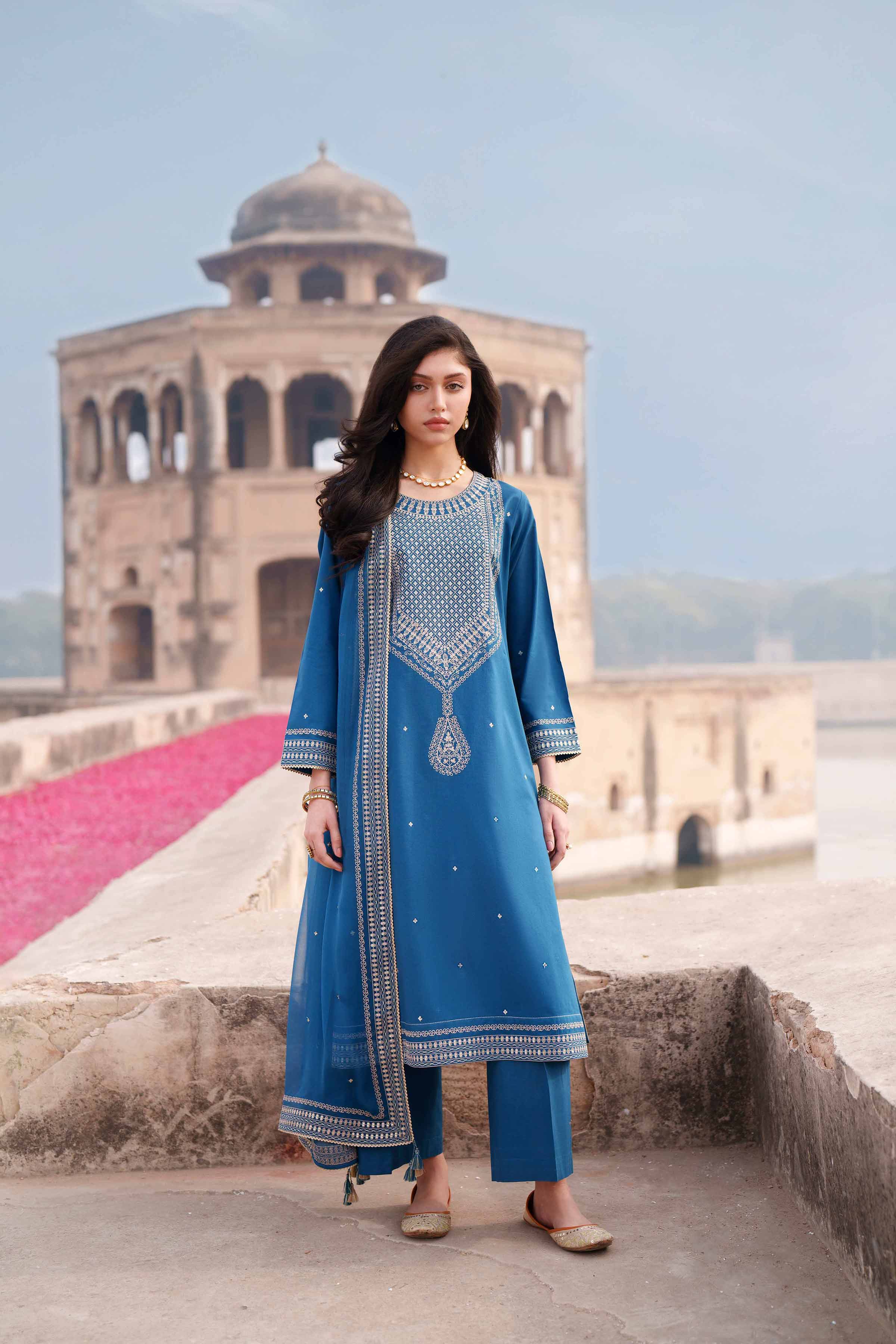 3 Piece - Embroidered Suit - KFE26-133 for Women - Pret Collection | Nishat | Shop Online