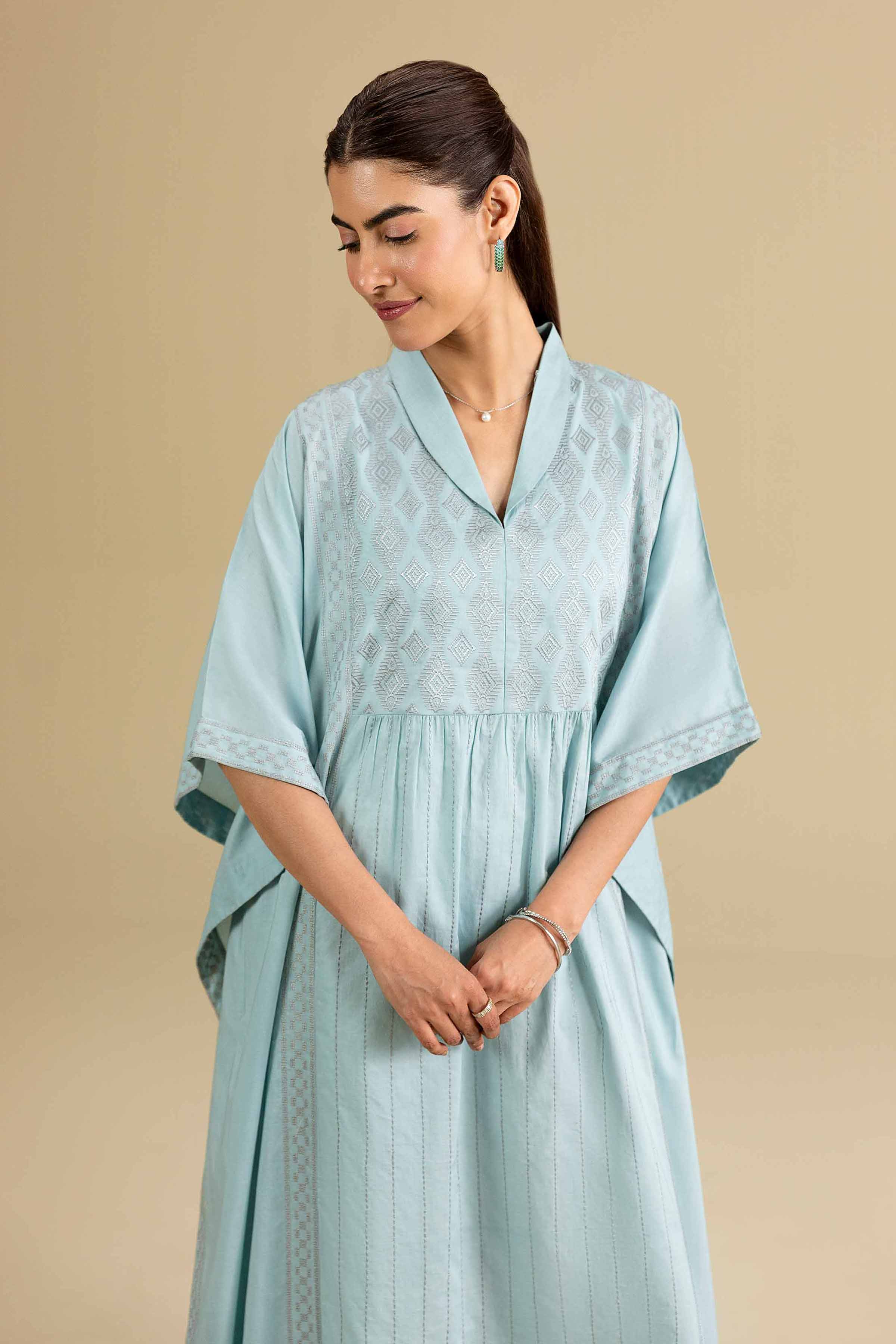 Embroidered Kaftan - KFE26-136