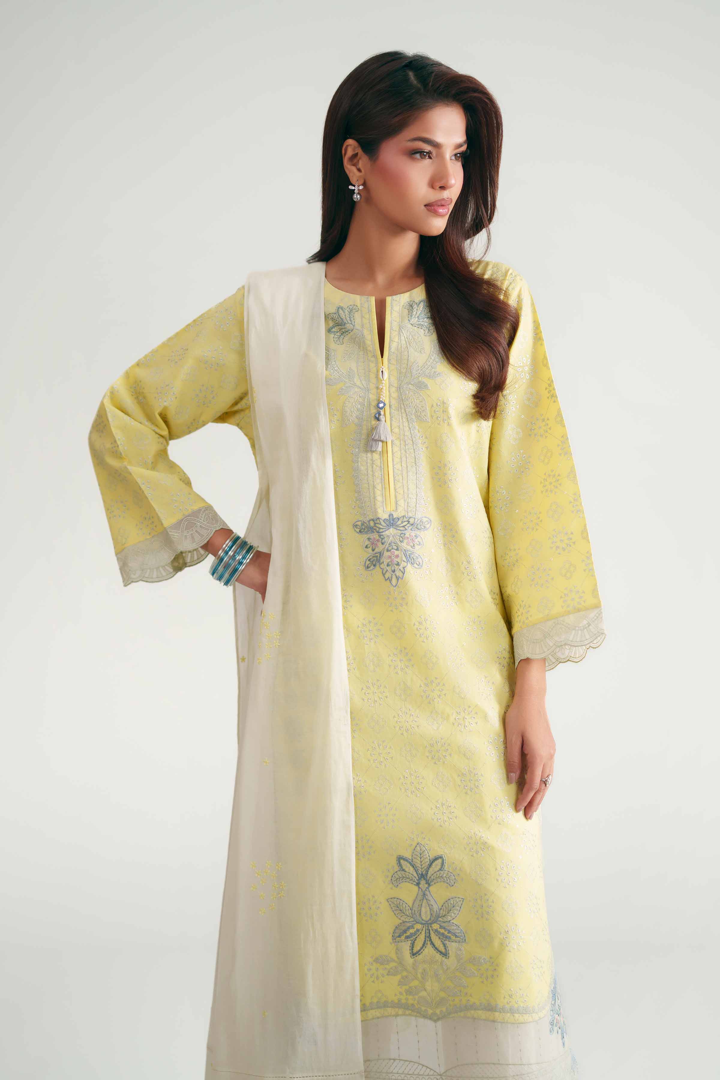 2 Piece - Embroidered Suit - KFE26-144