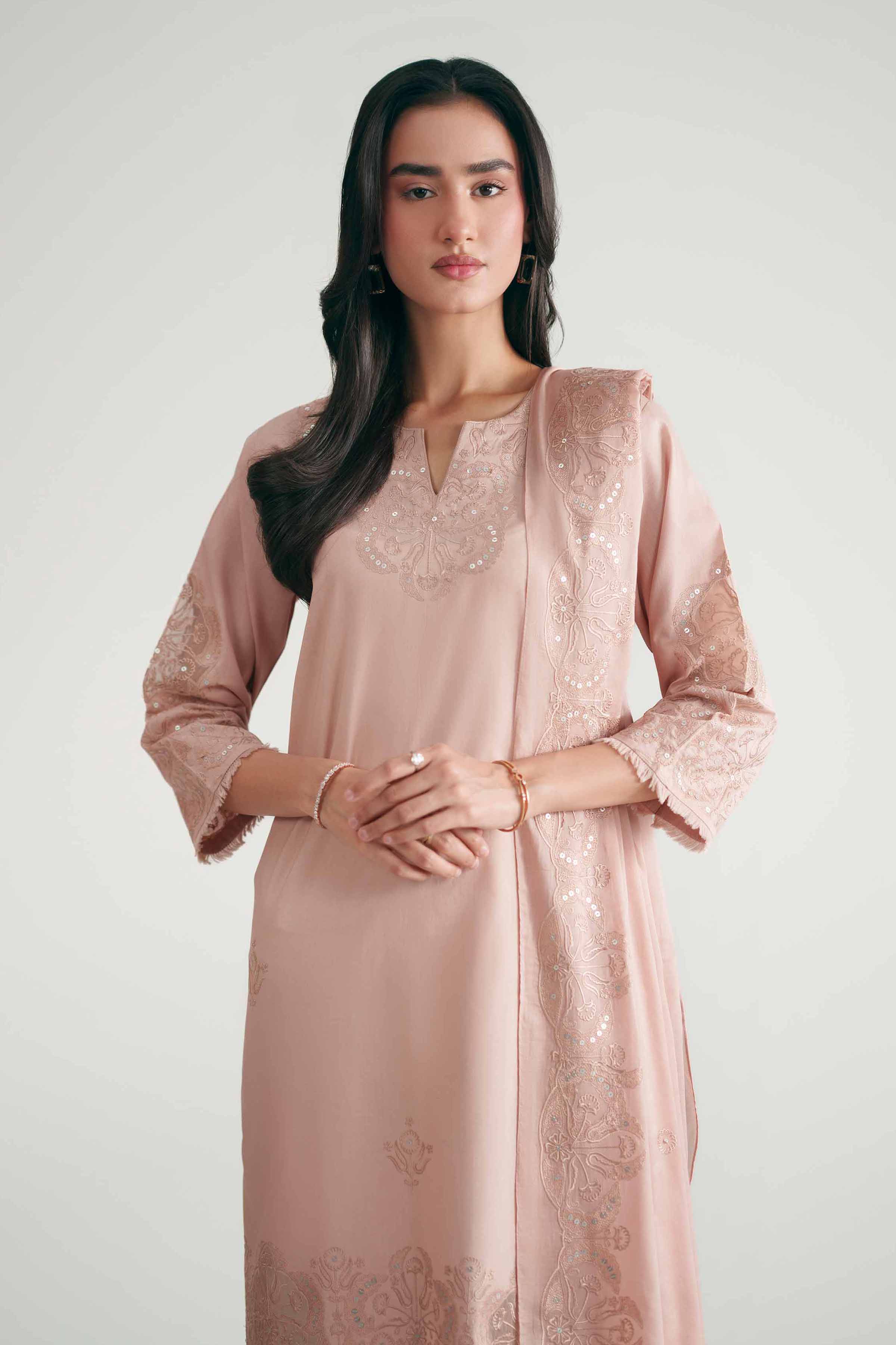 2 Piece - Embroidered Suit - KFE26-146