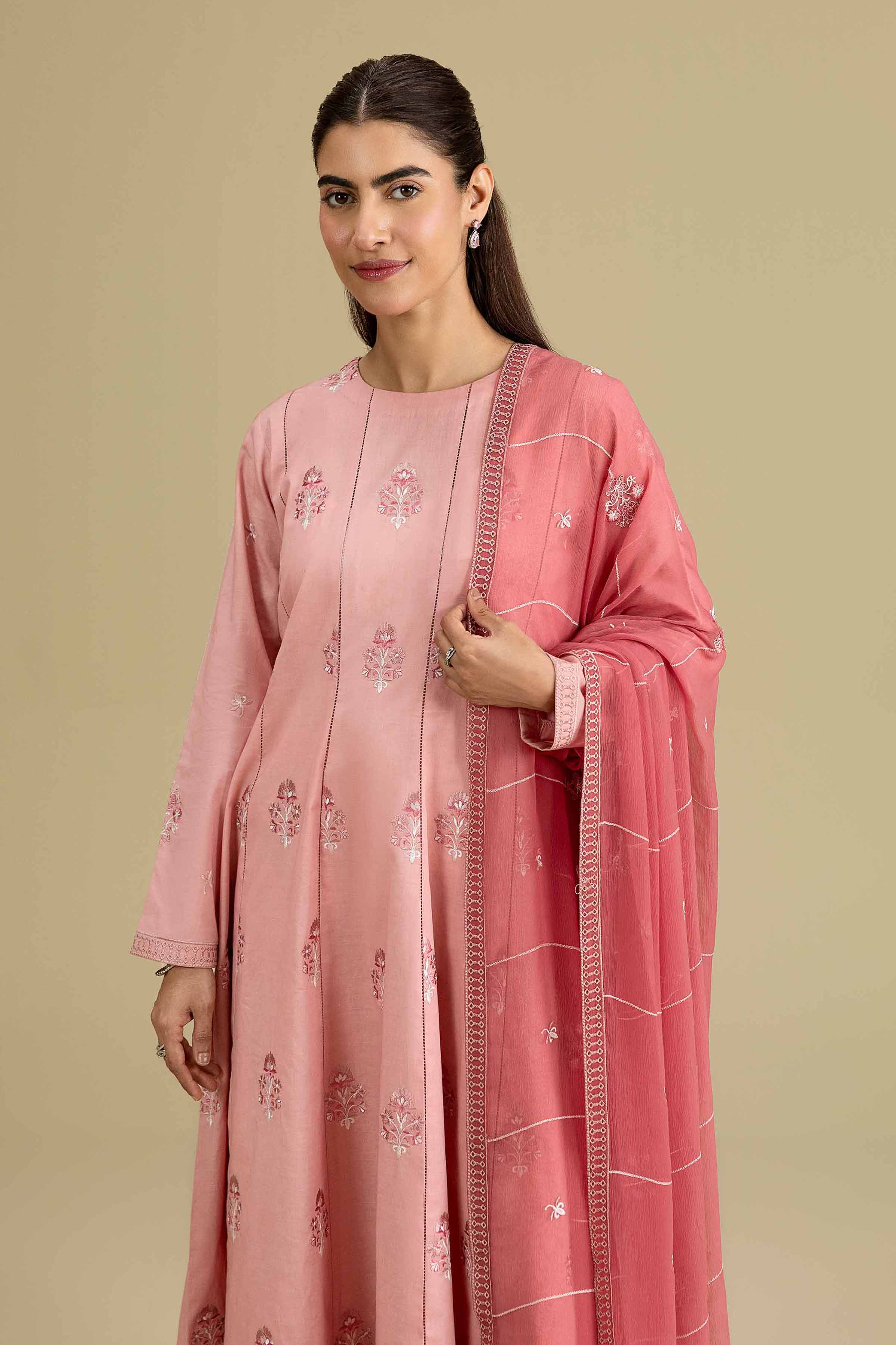 2 Piece - Embroidered Suit - KFE26-148