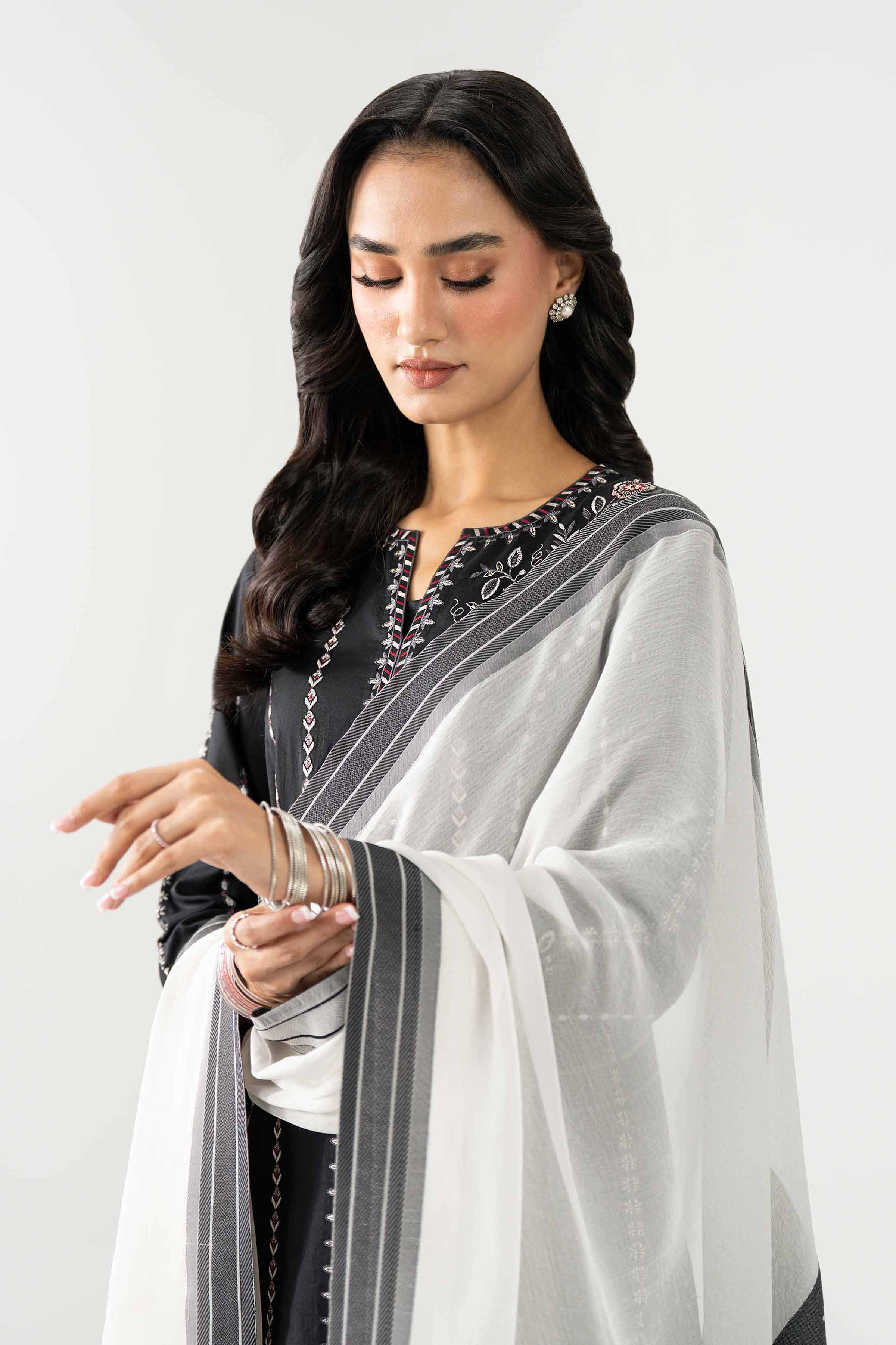 3 Piece - Embroidered Suit - KFE26-15