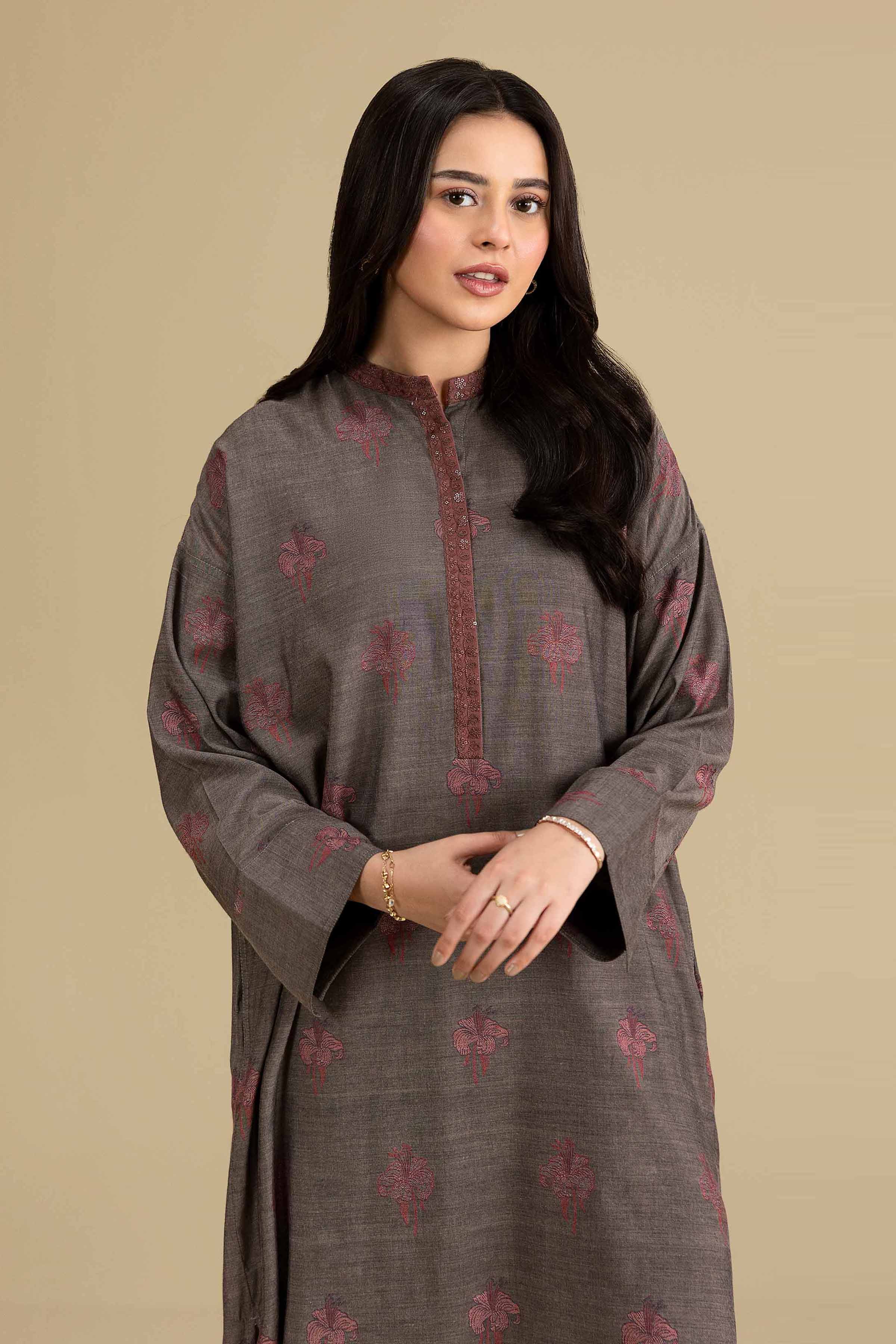 2 Piece - Embroidered Suit - KFE26-154