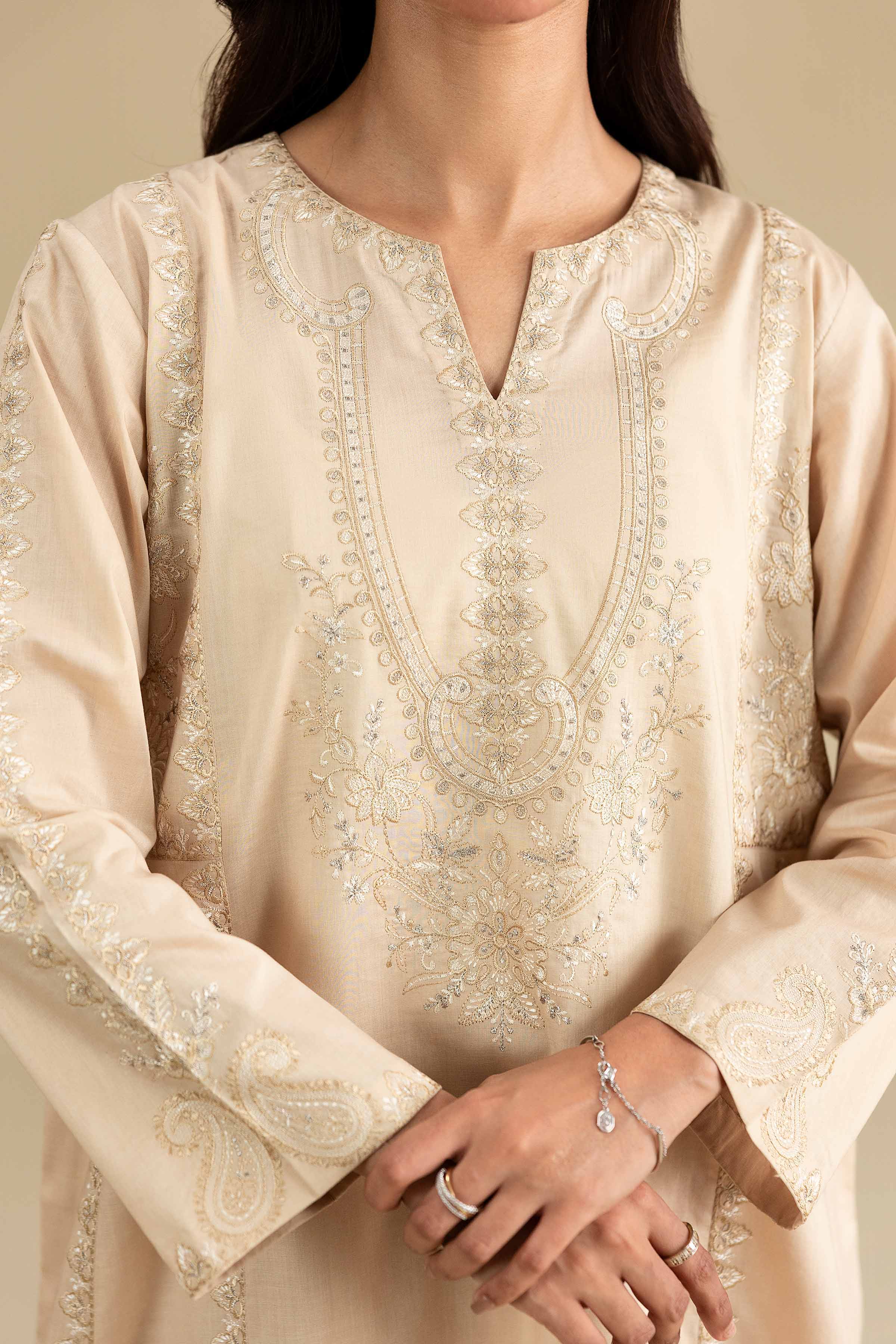 2 Piece - Embroidered Suit - KFE26-161