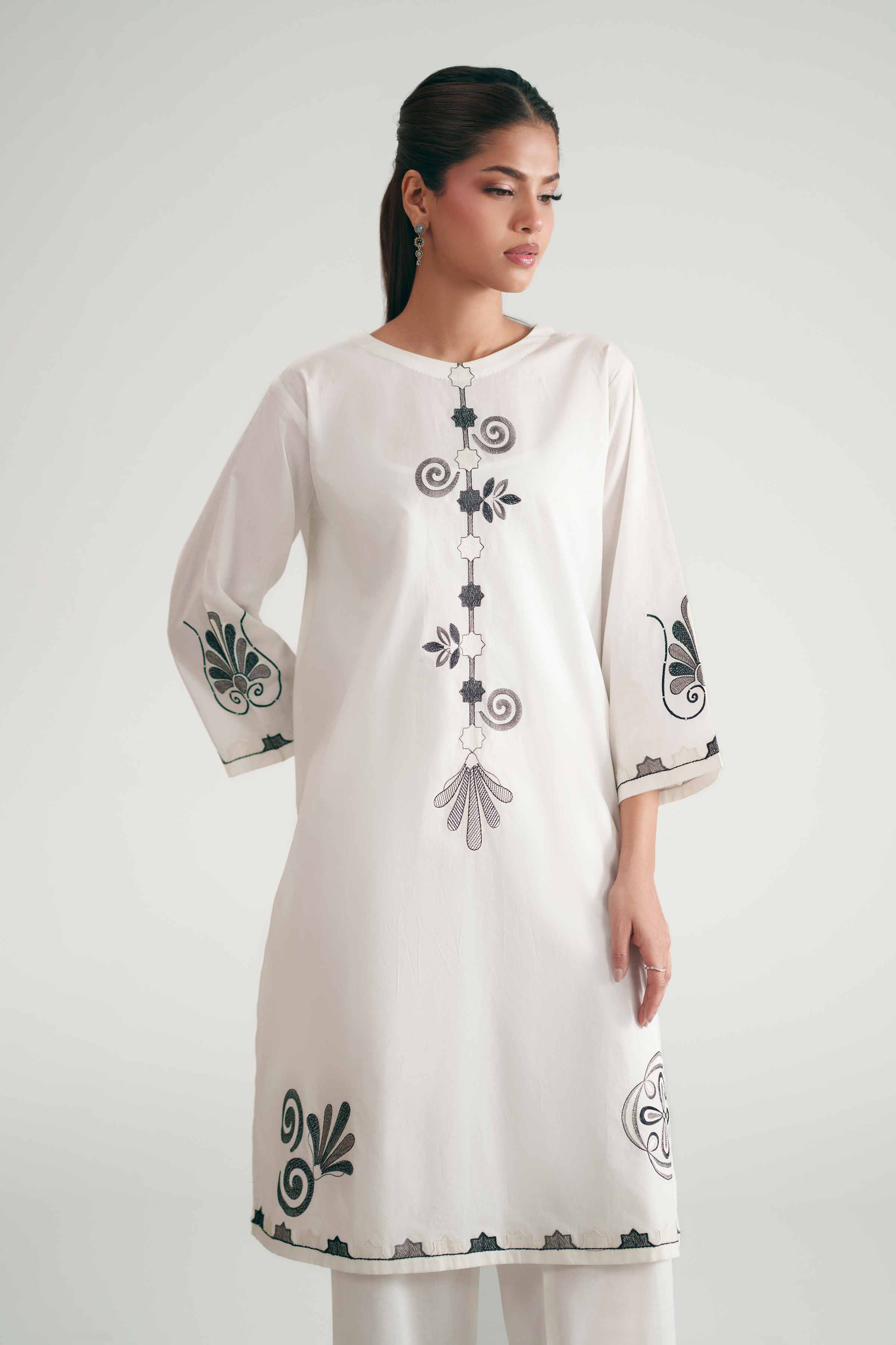 2 Piece - Embroidered Suit - KFE26-171
