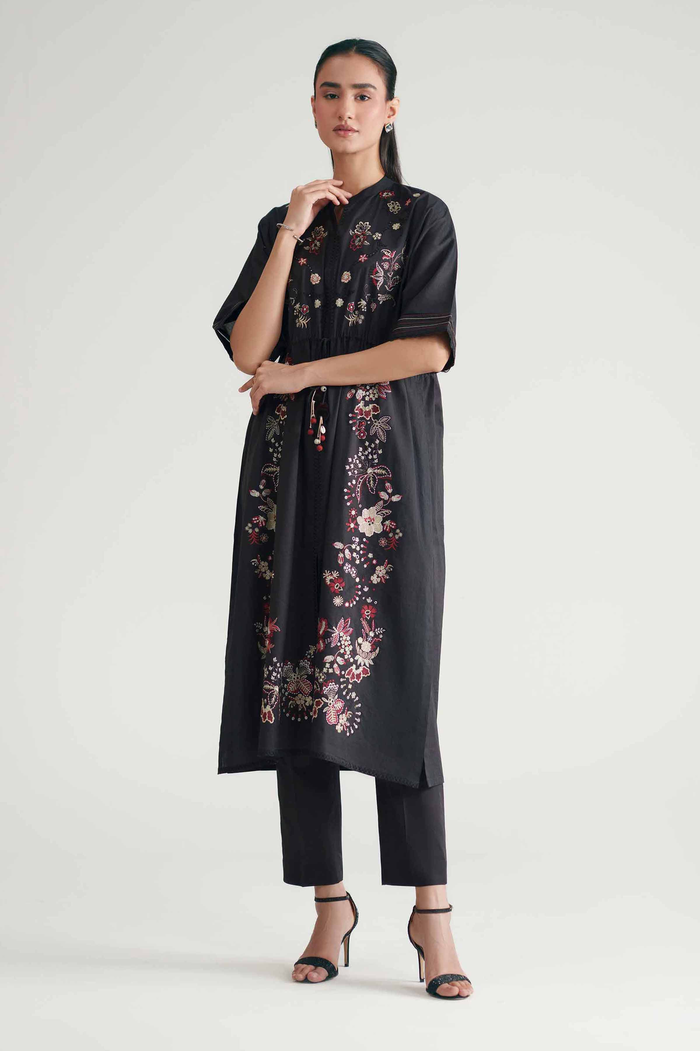 2 Piece - Embroidered Suit - KFE26-172