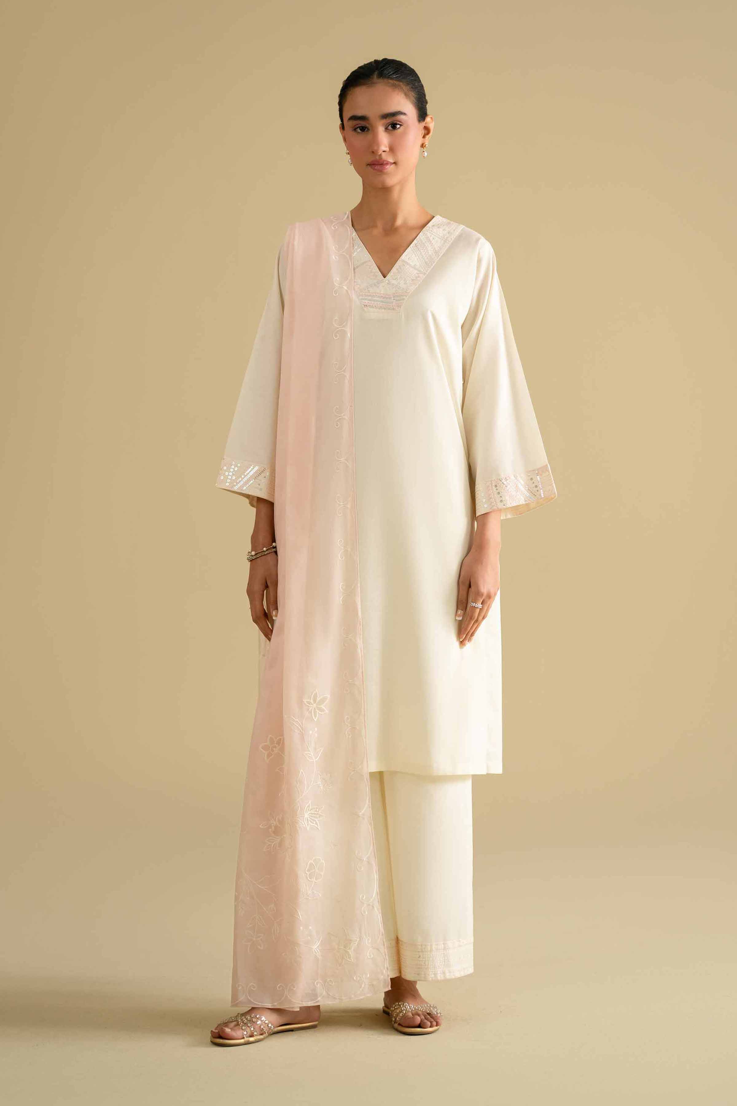 2 Piece - Embroidered Suit - KFE26-19 for Women - Pret Collection | Nishat | Shop Online