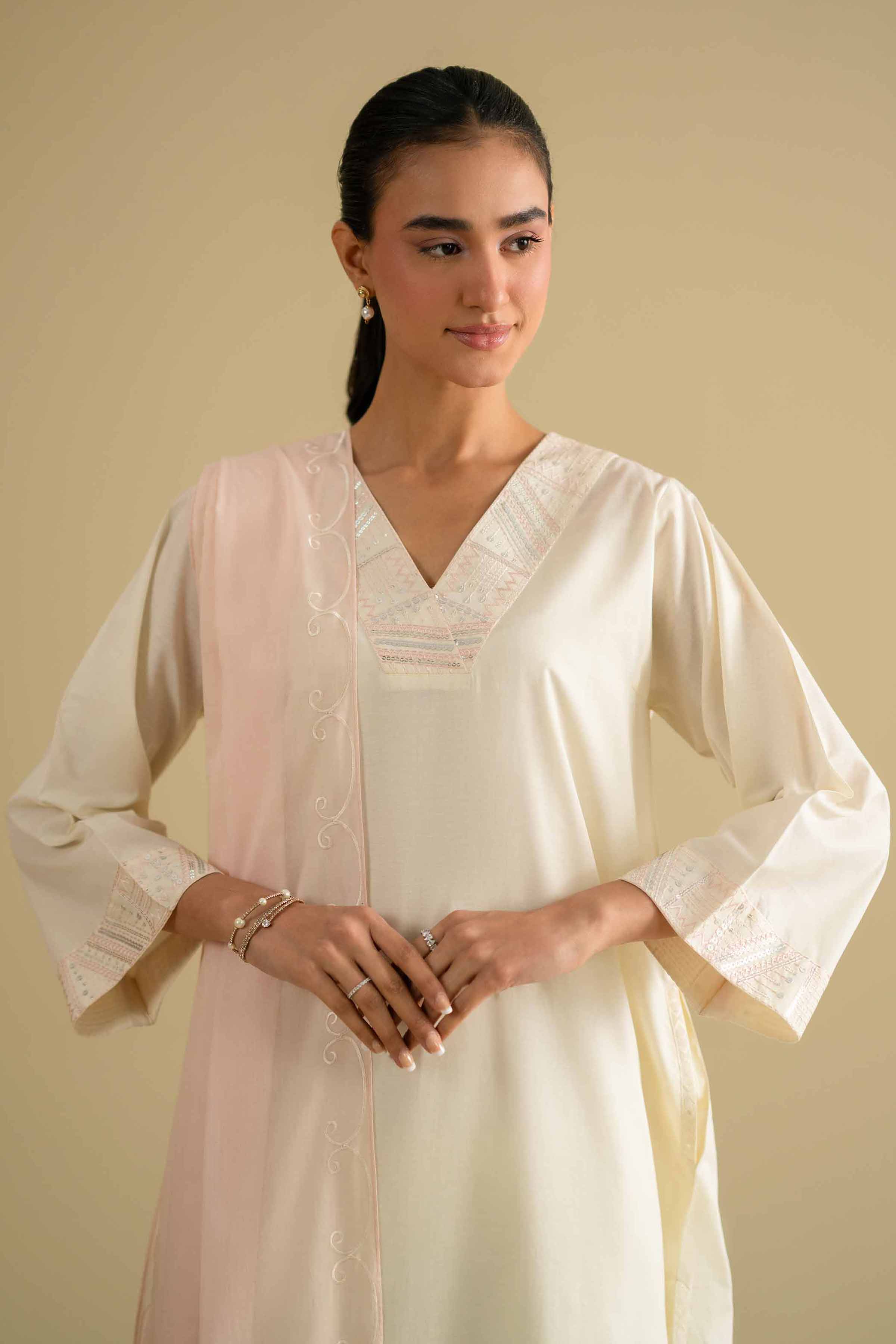 2 Piece - Embroidered Suit - KFE26-19 for Women - Pret Collection | Nishat | Shop Online