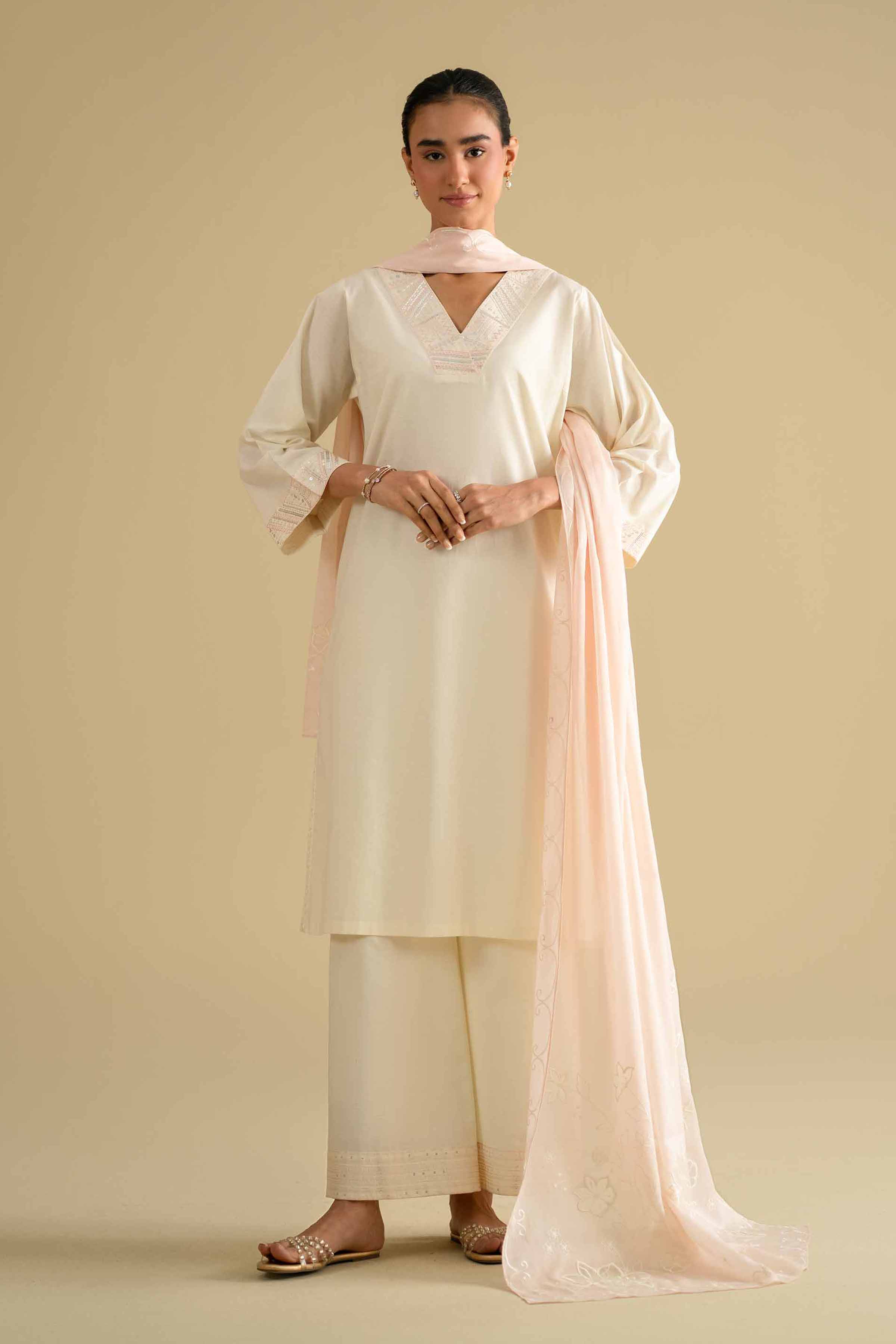 2 Piece - Embroidered Suit - KFE26-19 for Women - Pret Collection | Nishat | Shop Online