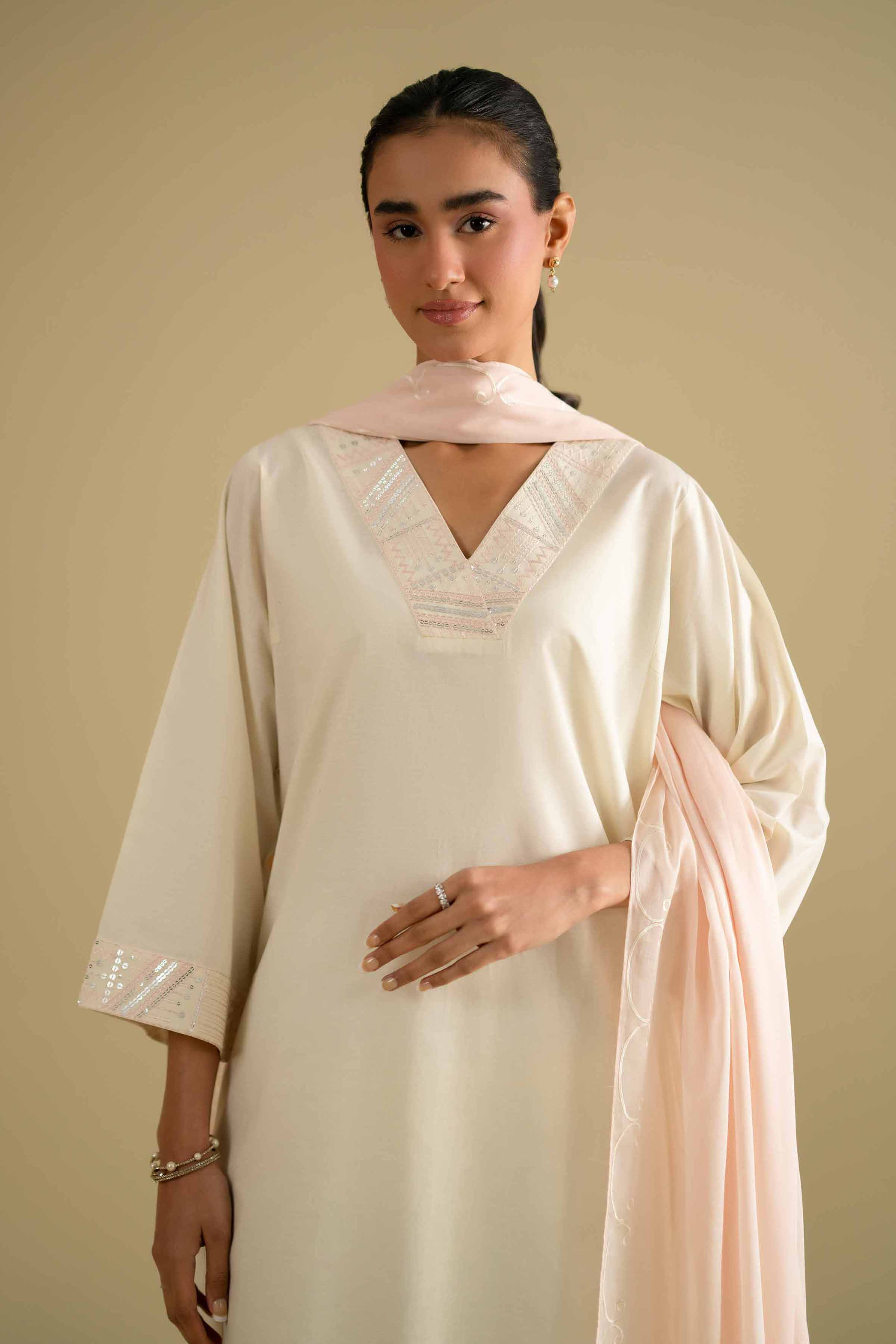 2 Piece - Embroidered Suit - KFE26-19 for Women - Pret Collection | Nishat | Shop Online