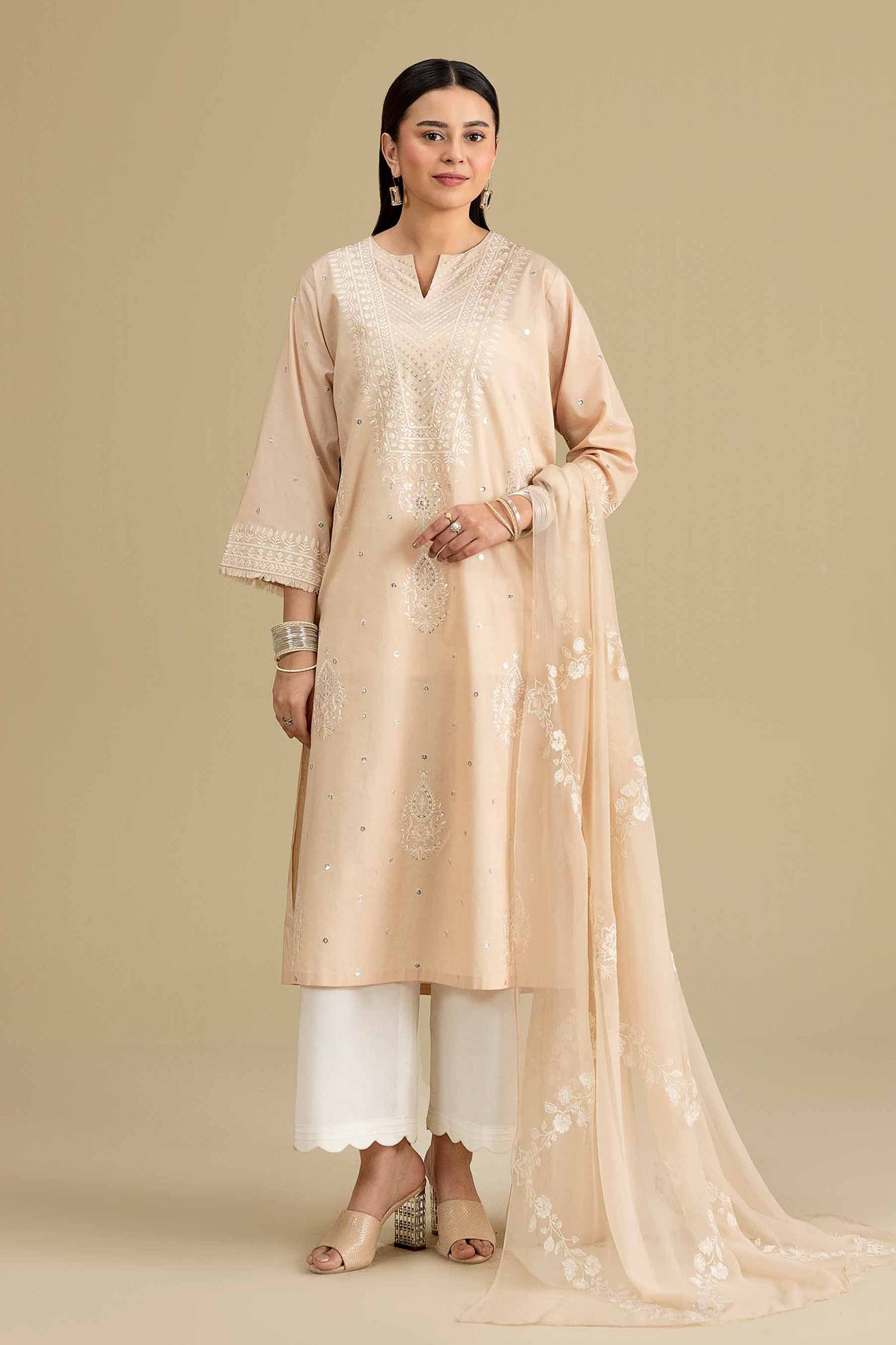 Embroidered Dupatta - KFE26-191