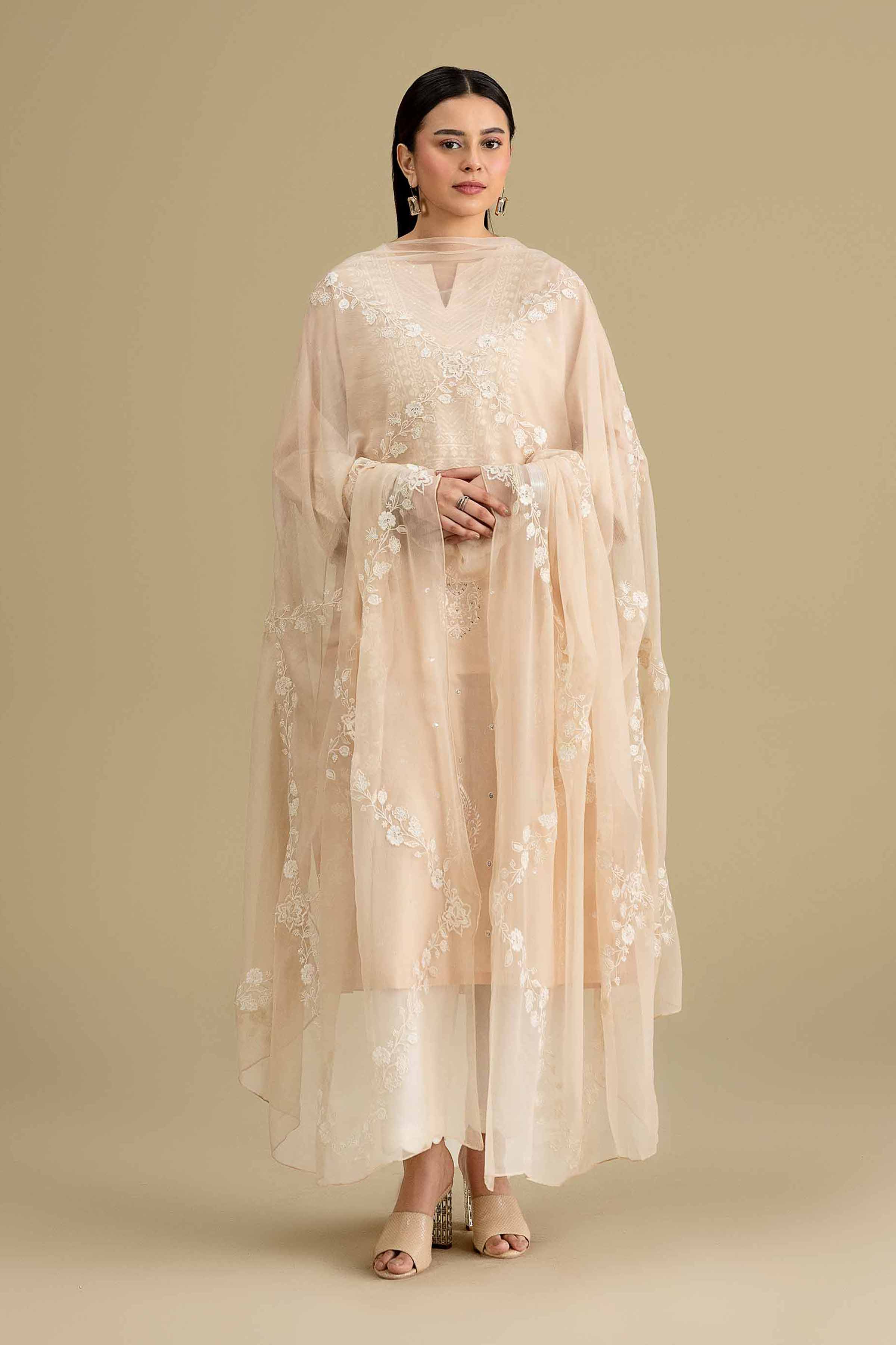 Embroidered Dupatta - KFE26-191