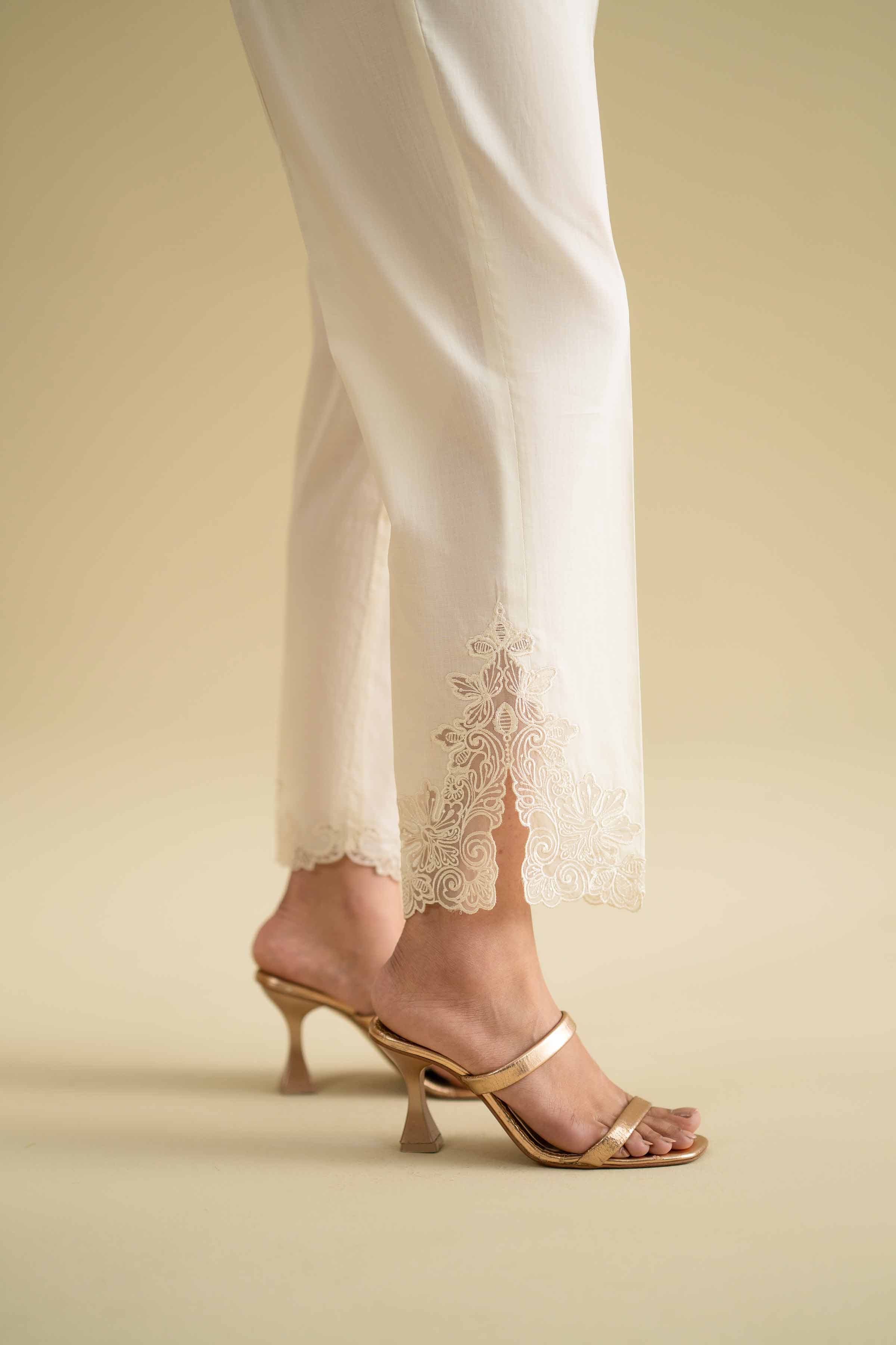 Embroidered Pants - KFE26-198 for Women - Pret Collection | Nishat | Shop Online