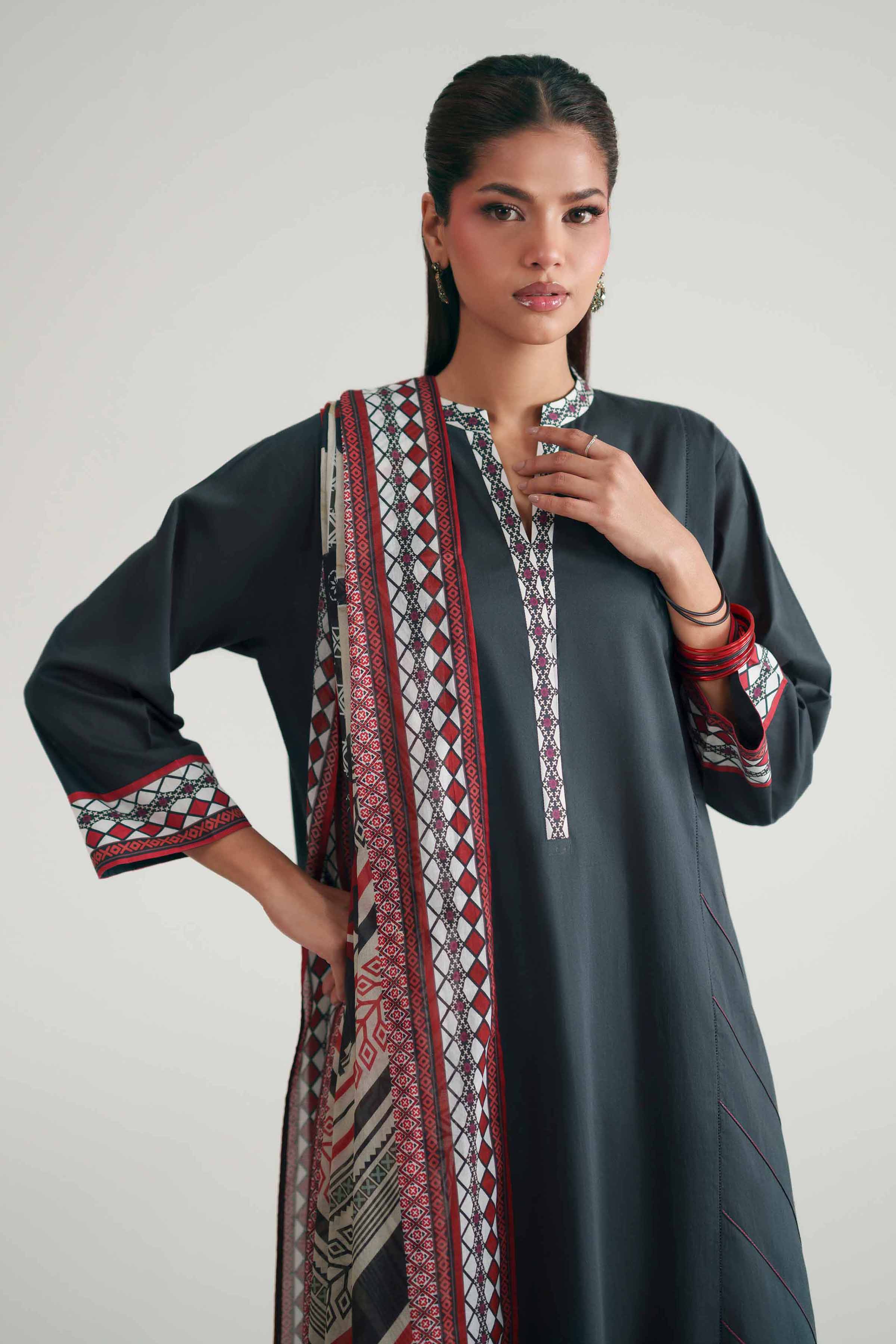 3 Piece - Printed Suit - KFE26-208