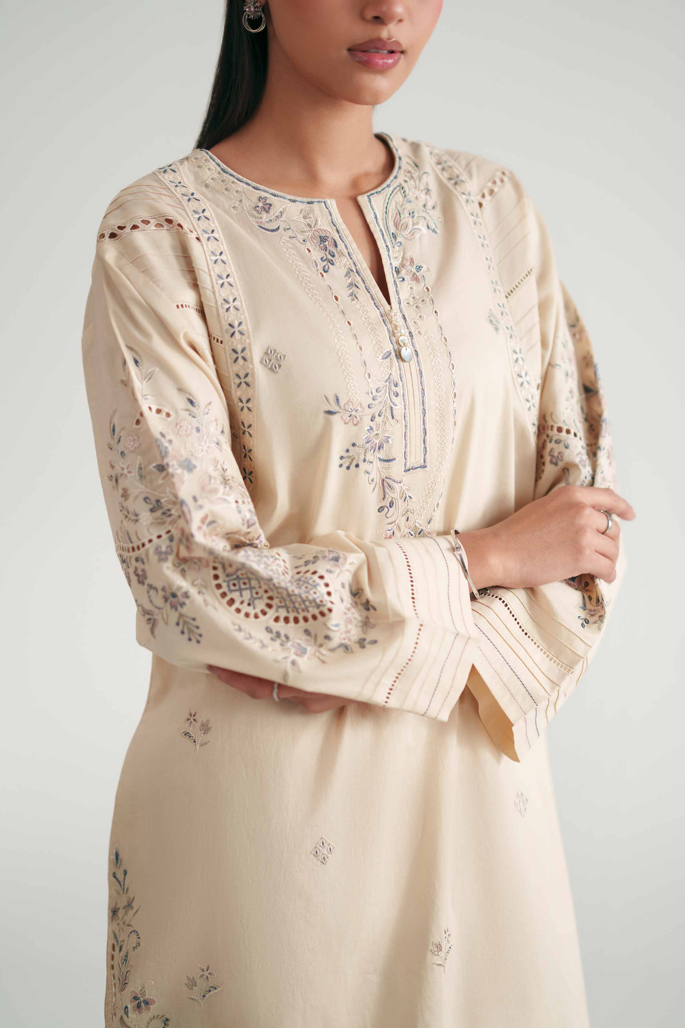 2 Piece - Embroidered Suit - KFE26-216