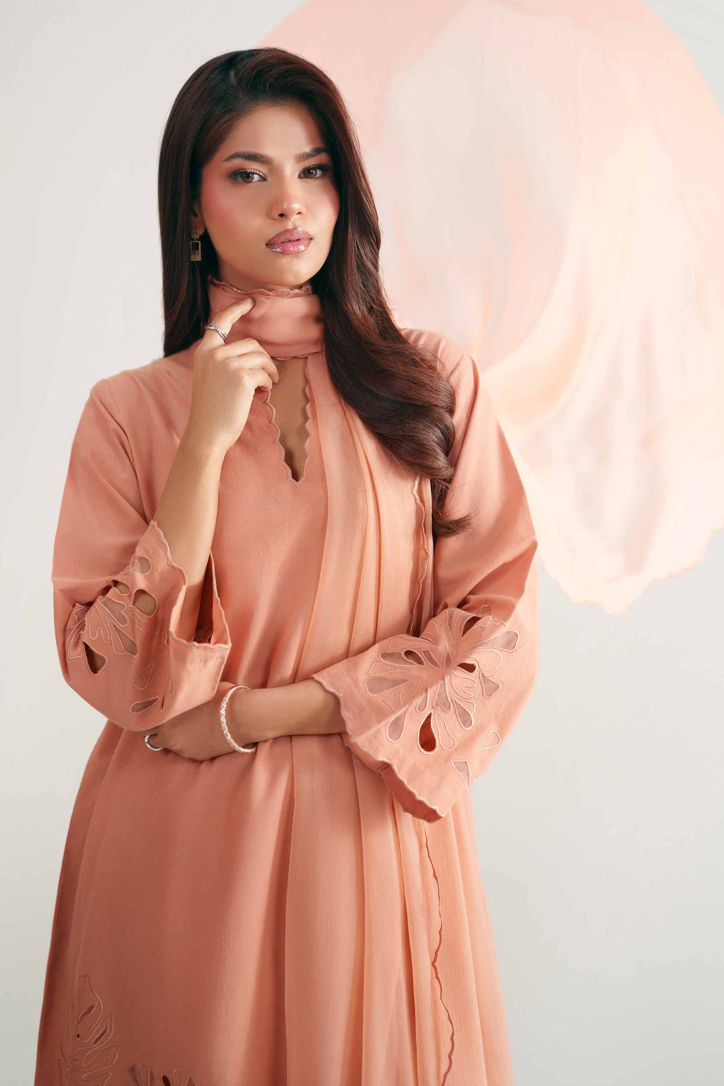 3 Piece - Embroidered Suit - KFE26-221