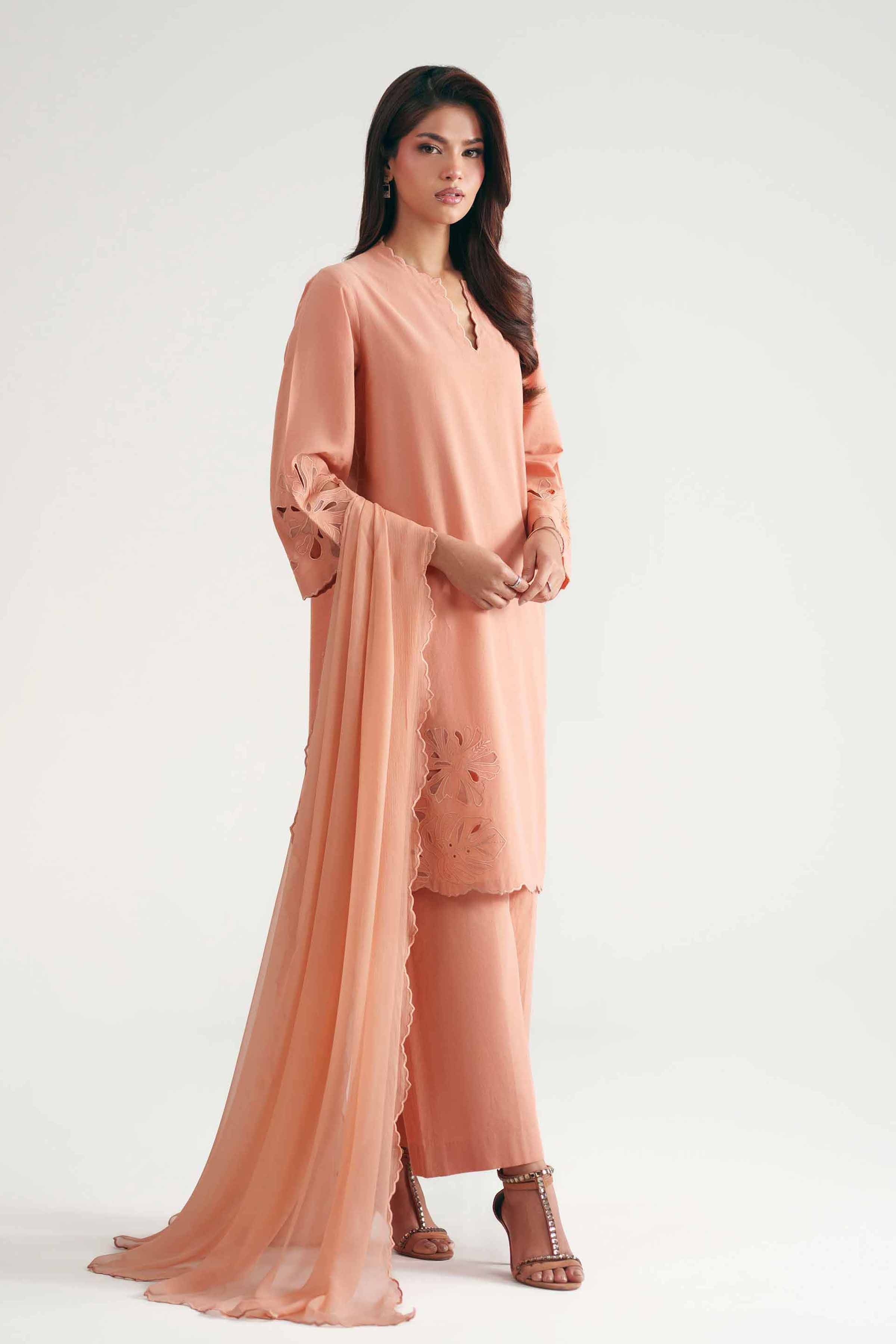 3 Piece - Embroidered Suit - KFE26-221