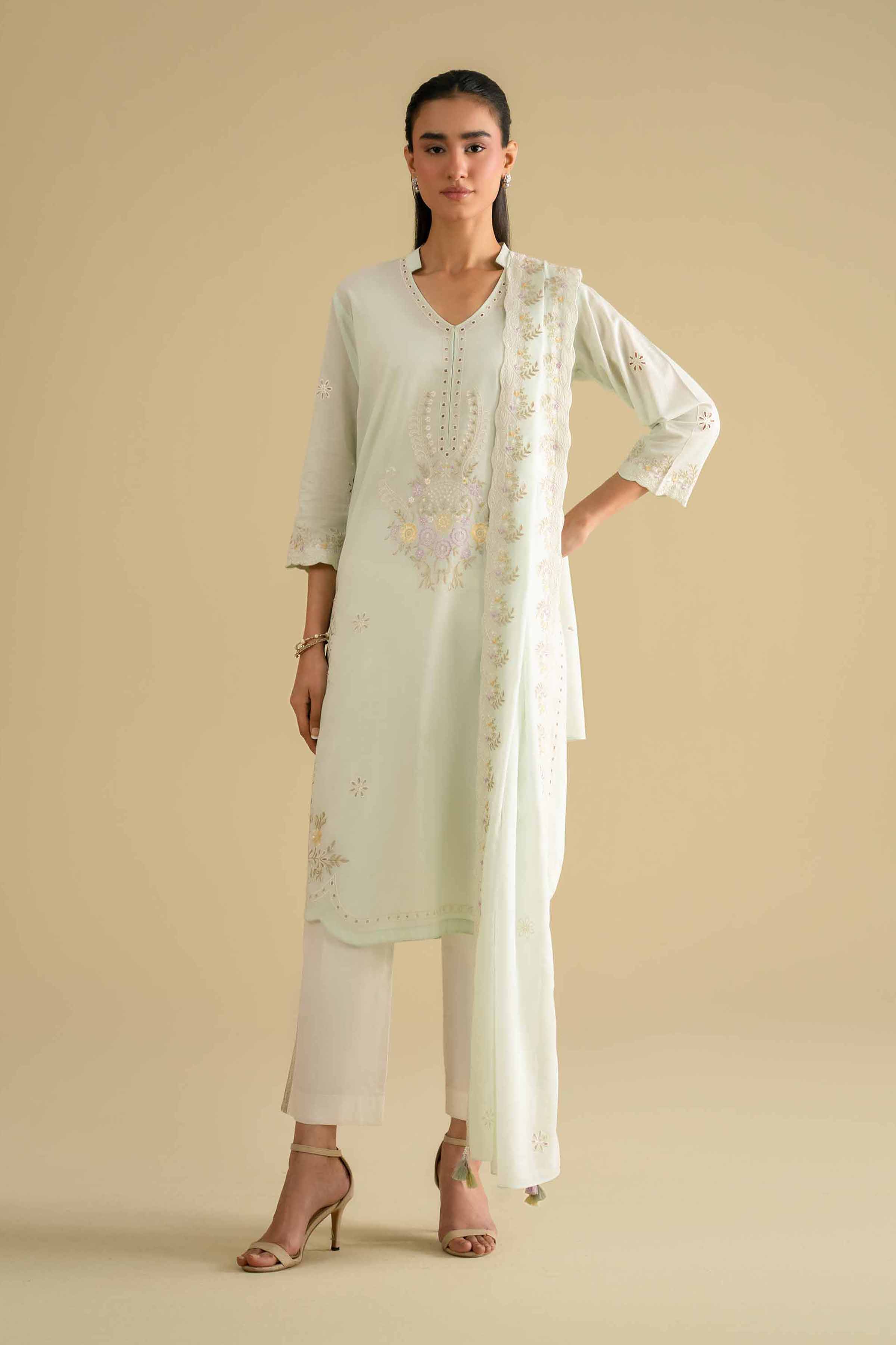 2 Piece - Embroidered Suit - KFE26-230 for Women - Pret Collection | Nishat | Shop Online