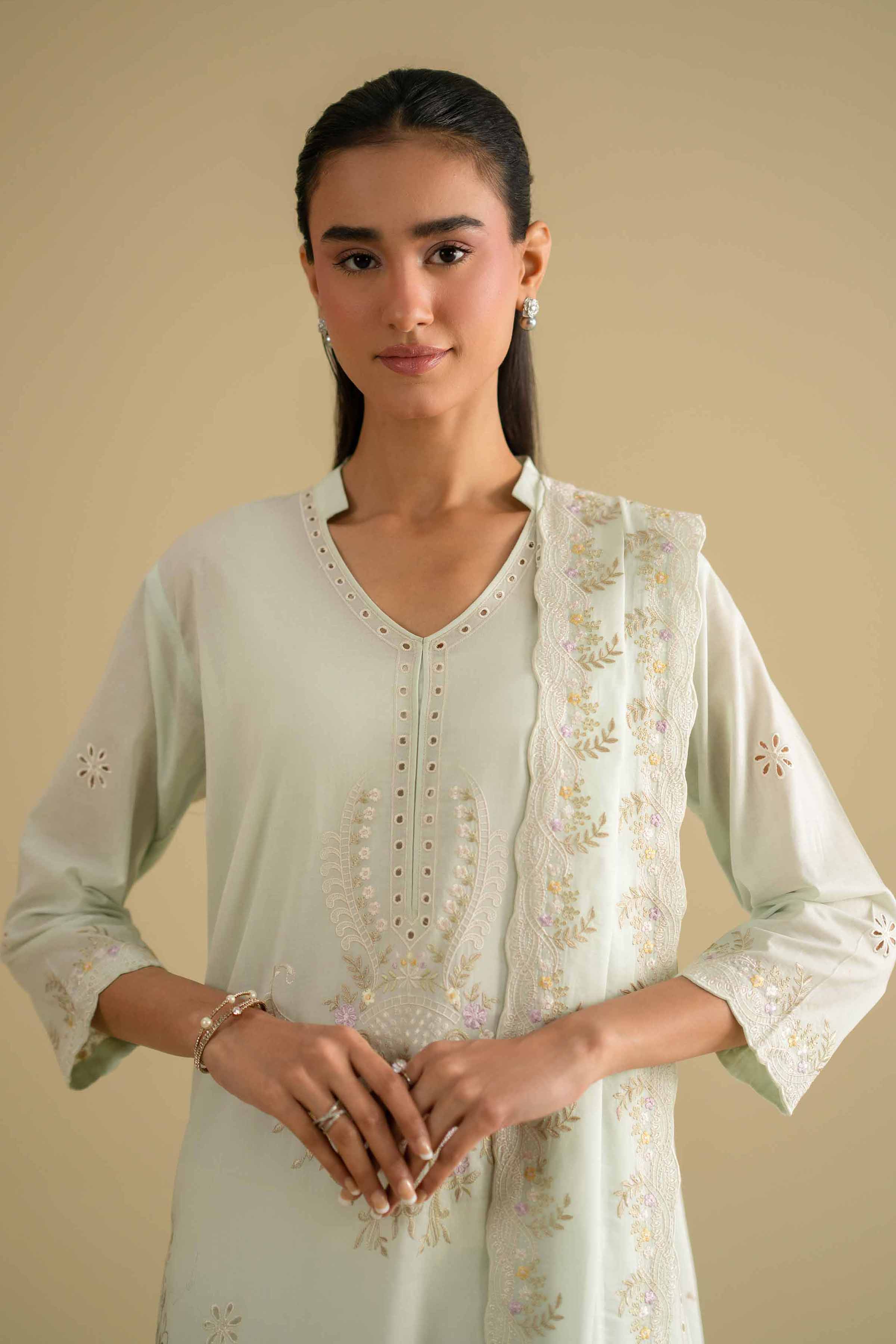 2 Piece - Embroidered Suit - KFE26-230 for Women - Pret Collection | Nishat | Shop Online