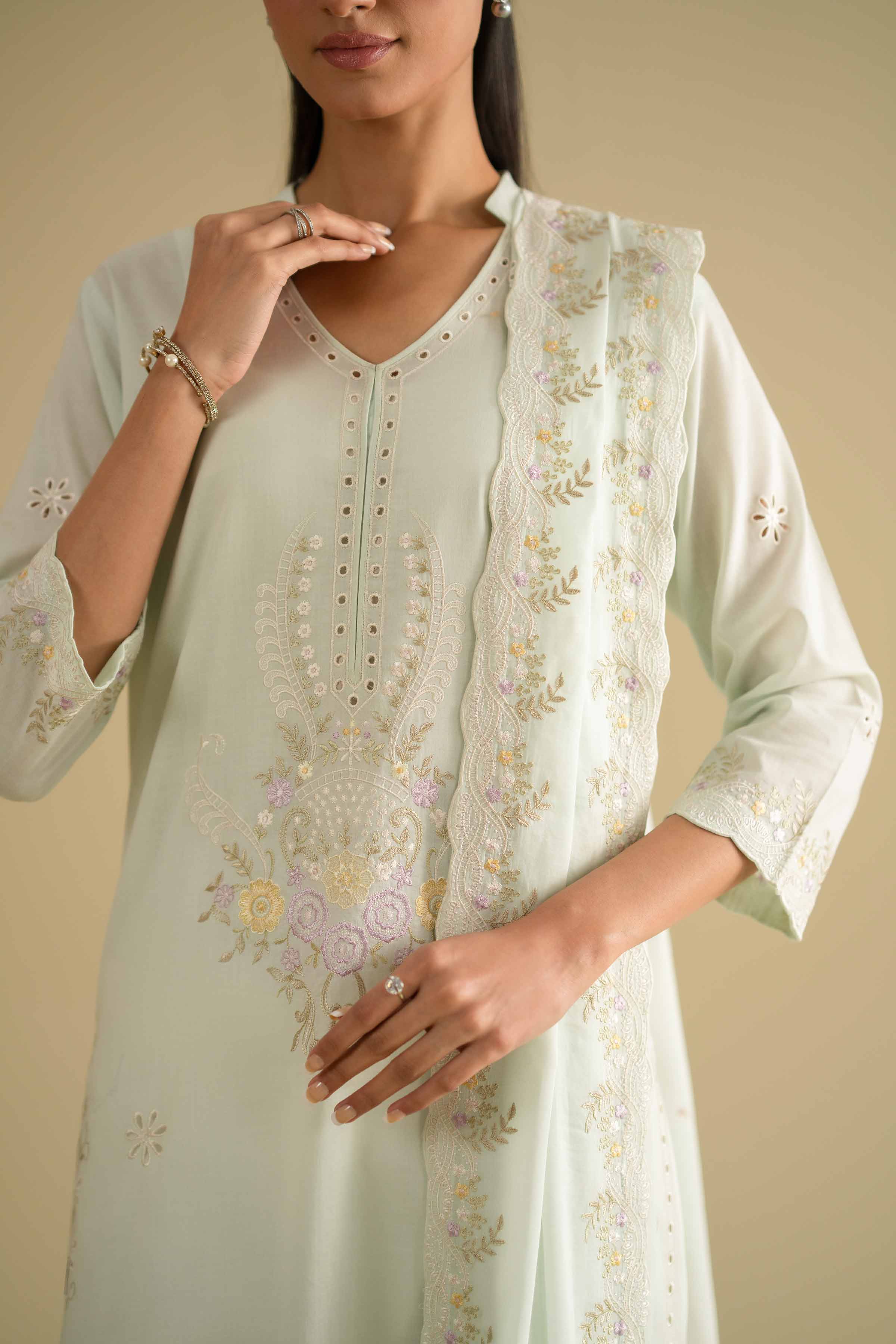 2 Piece - Embroidered Suit - KFE26-230 for Women - Pret Collection | Nishat | Shop Online