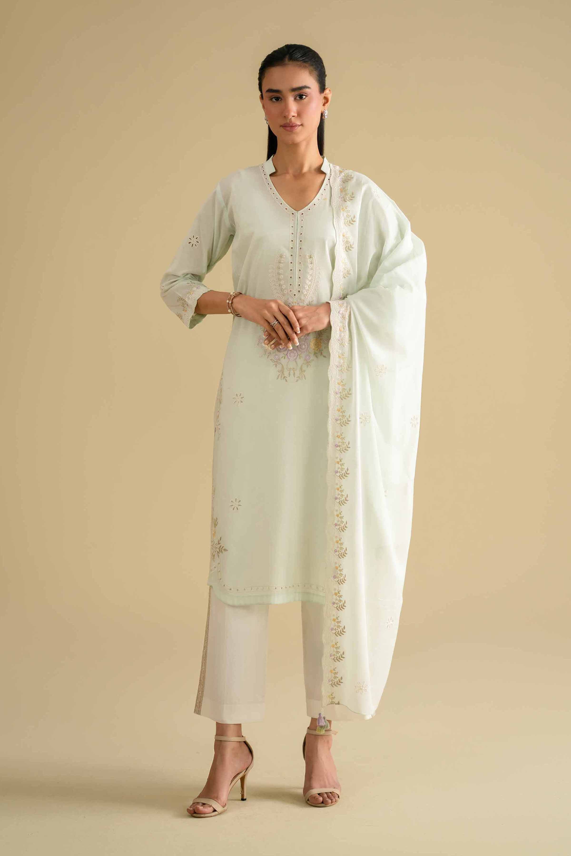 2 Piece - Embroidered Suit - KFE26-230 for Women - Pret Collection | Nishat | Shop Online