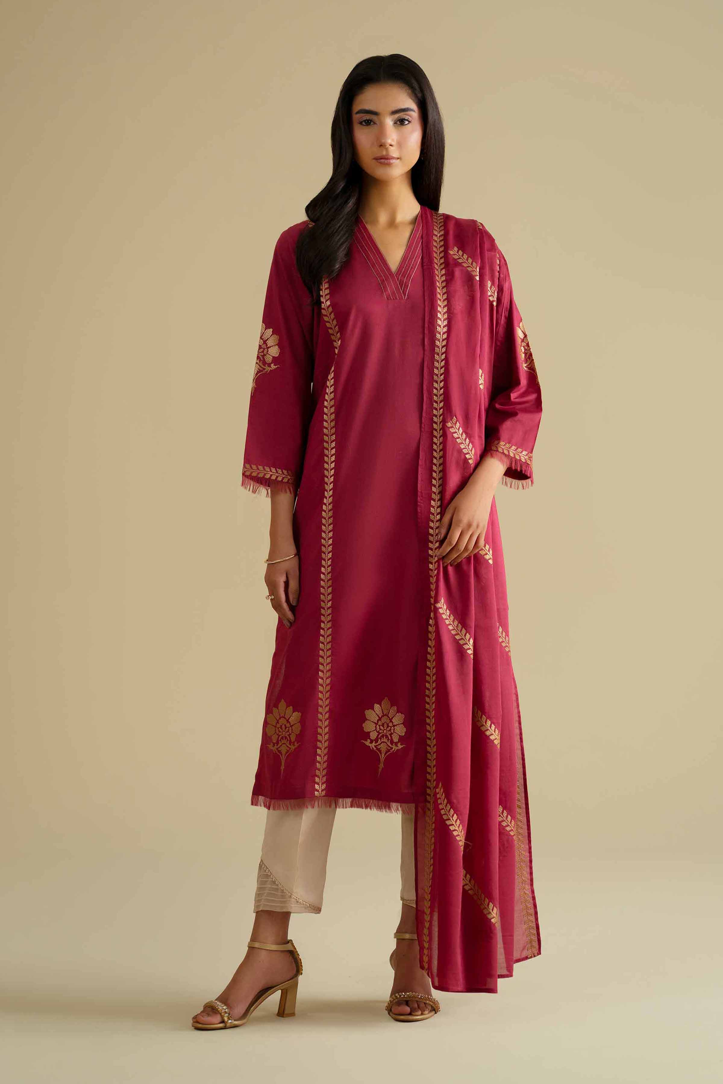 2 Piece - Embroidered Suit - KFE26-231 for Women - Pret Collection | Nishat | Shop Online