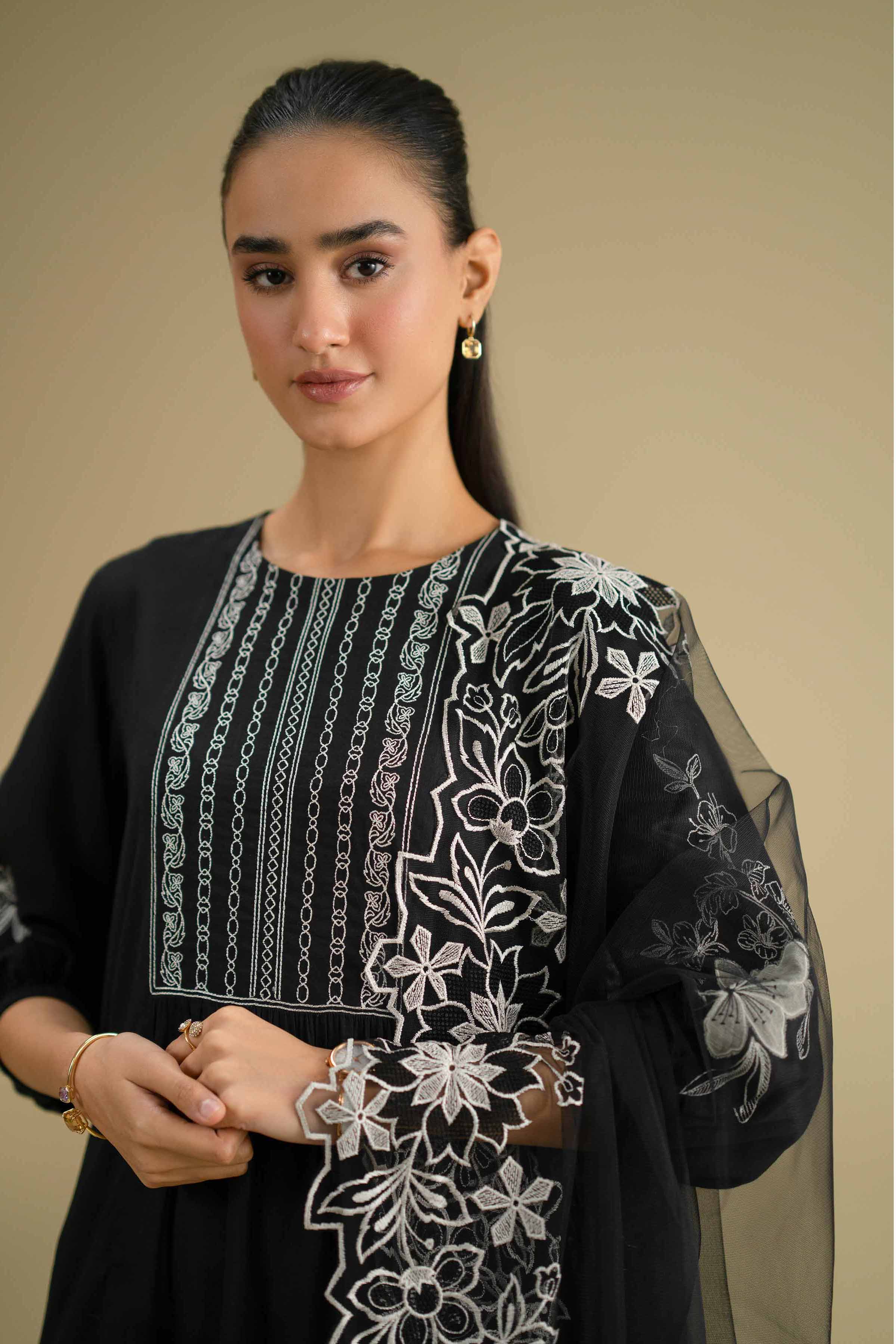 Embroidered Dupatta - KFE26-234 for Women - Pret Collection | Nishat | Shop Online