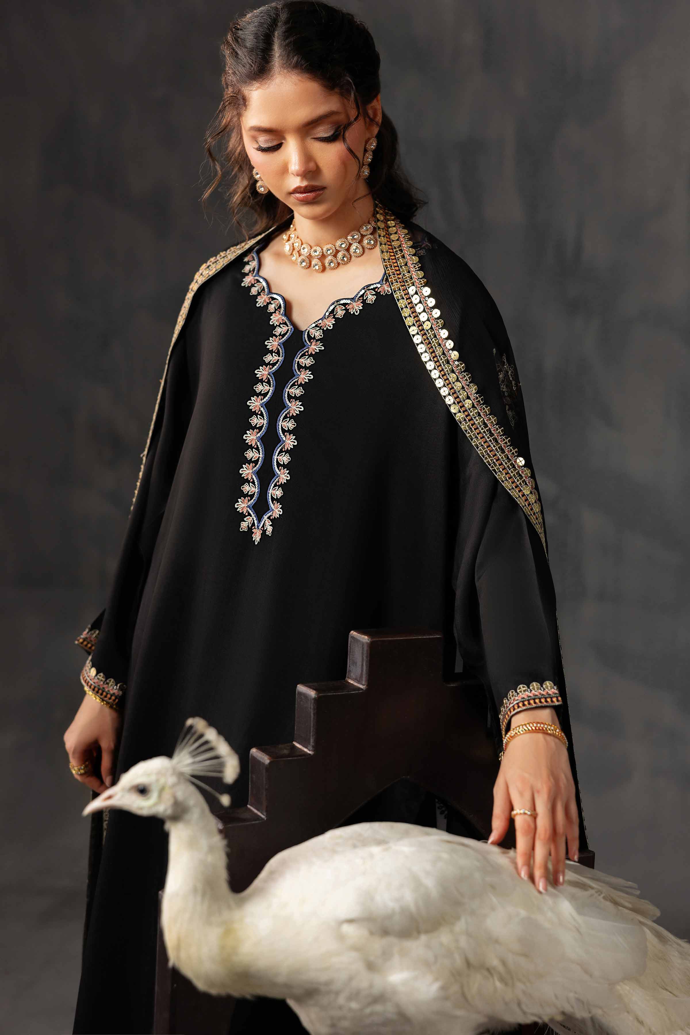 3 Piece - Embroidered Suit - KFE26-35