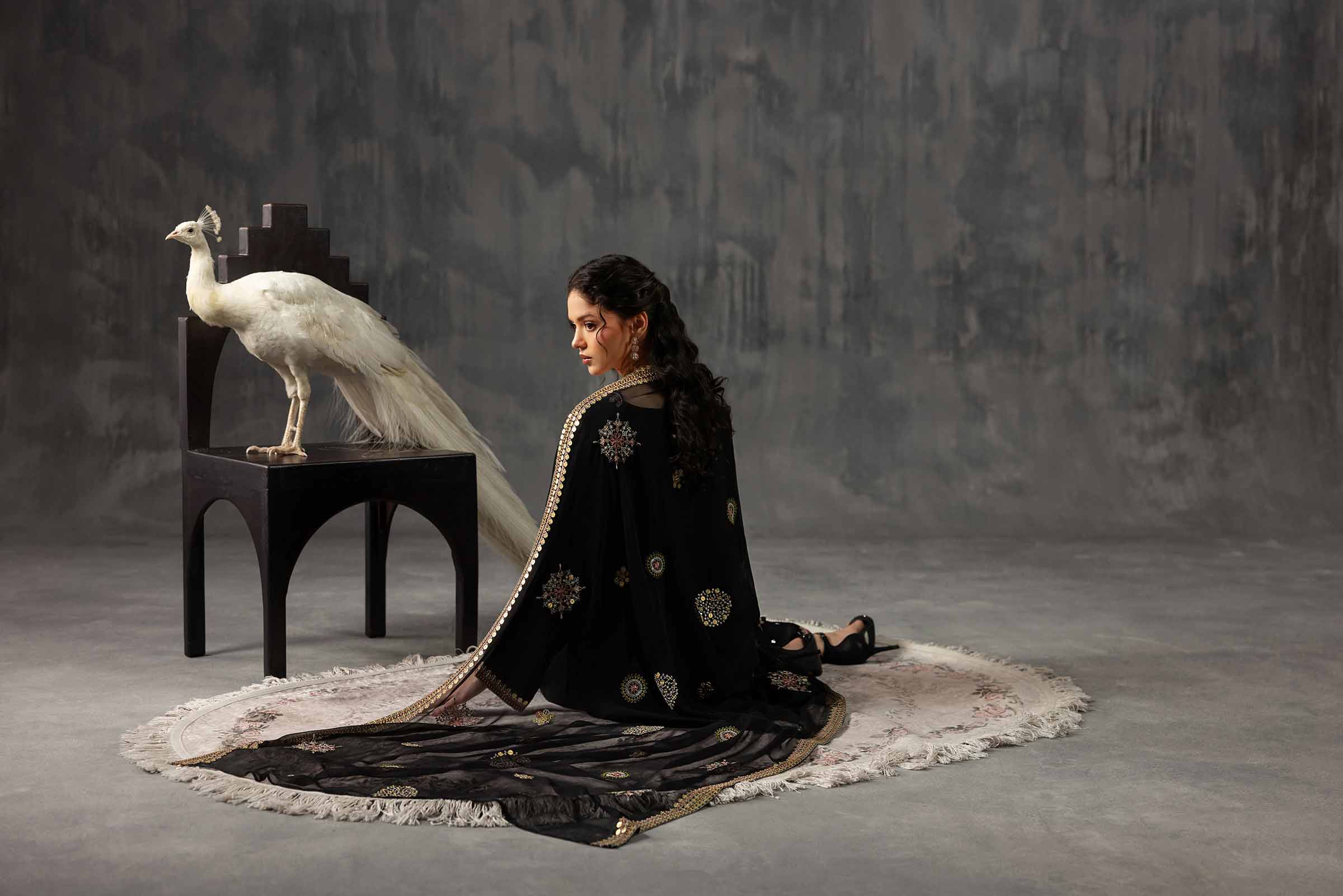 3 Piece - Embroidered Suit - KFE26-35