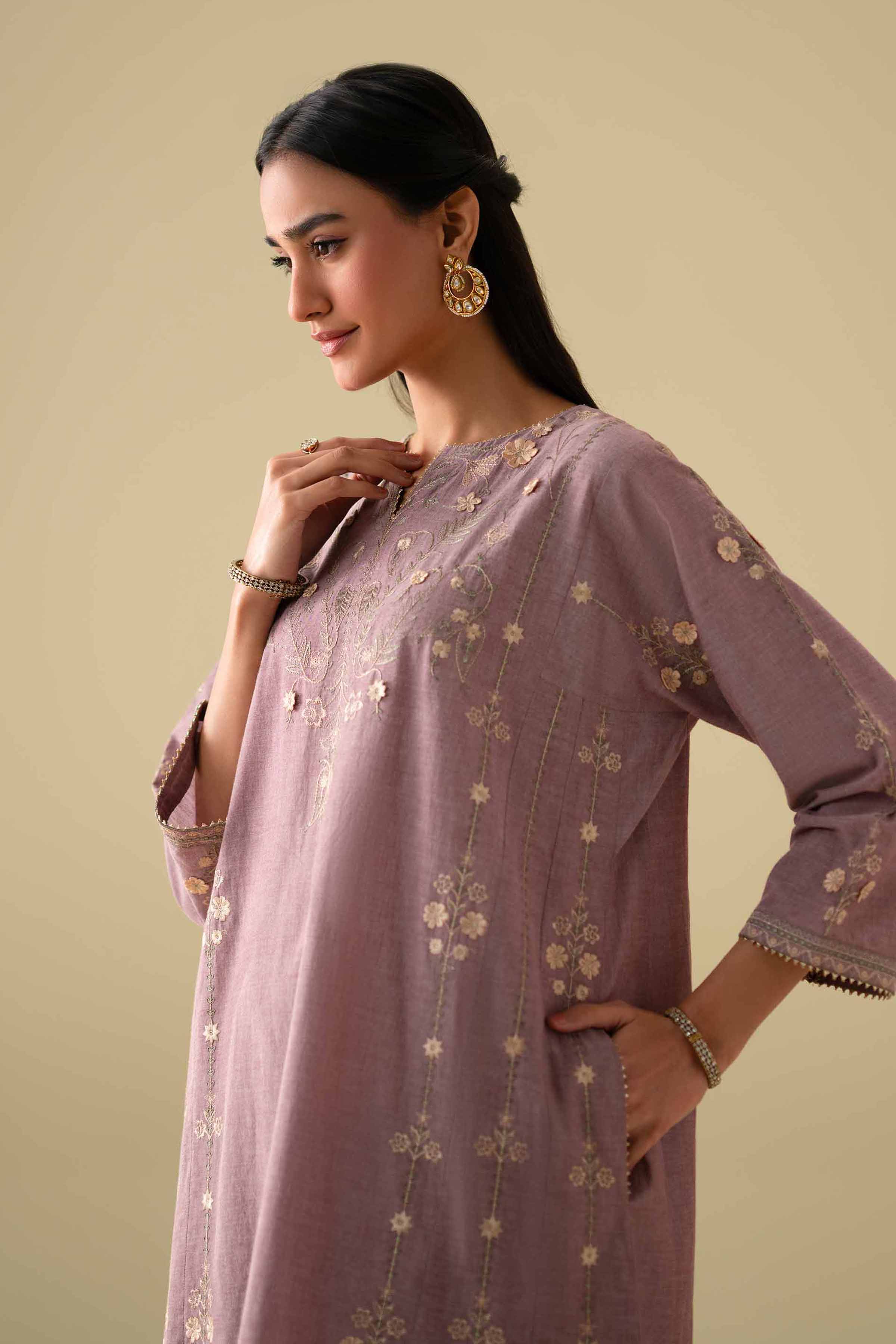 2 Piece - Embroidered Suit - KFE26-36 for Women - Pret Collection | Nishat | Shop Online