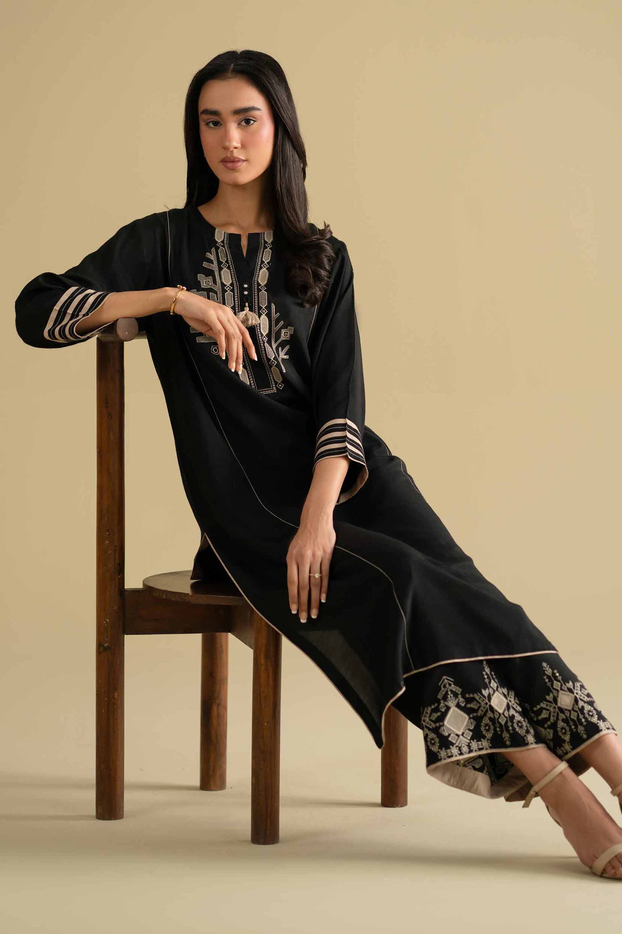 2 Piece - Embroidered Suit - KFE26-37 for Women - Pret Collection | Nishat | Shop Online